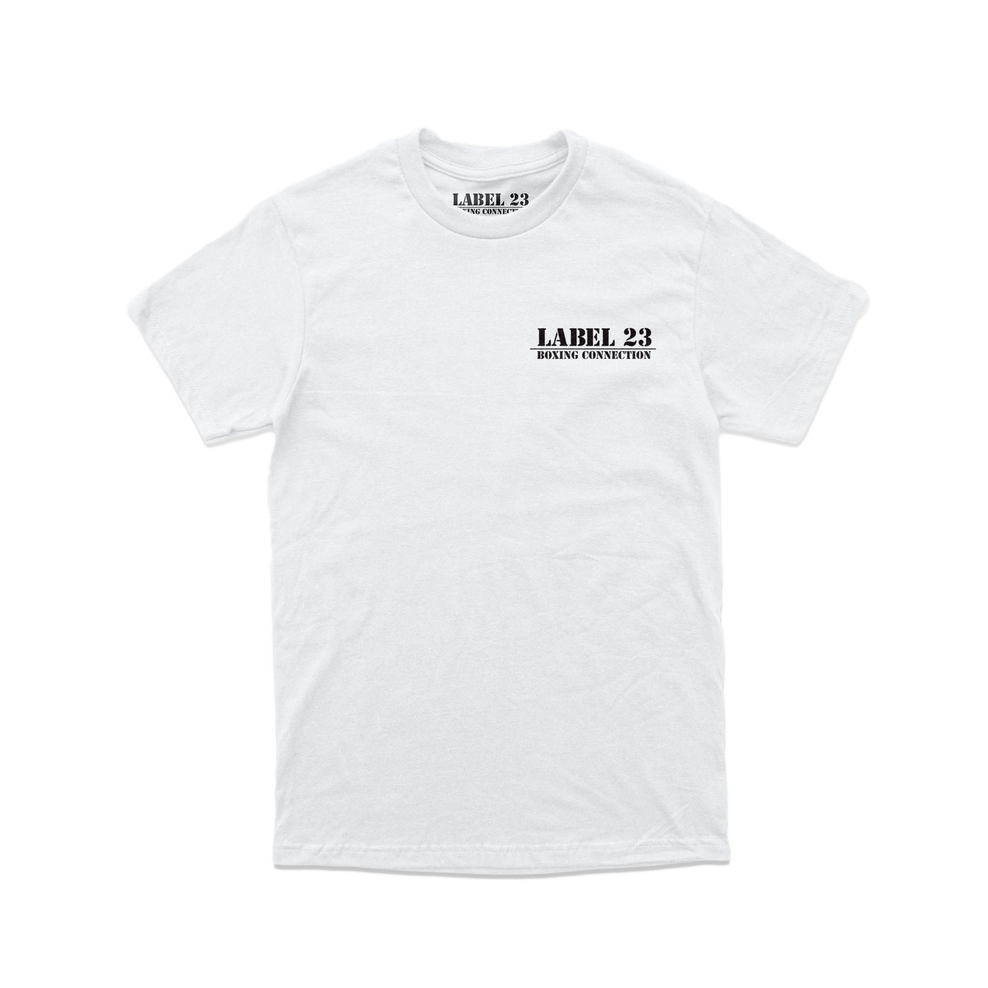 Herren T-Shirt Label BC weiss-schwarz