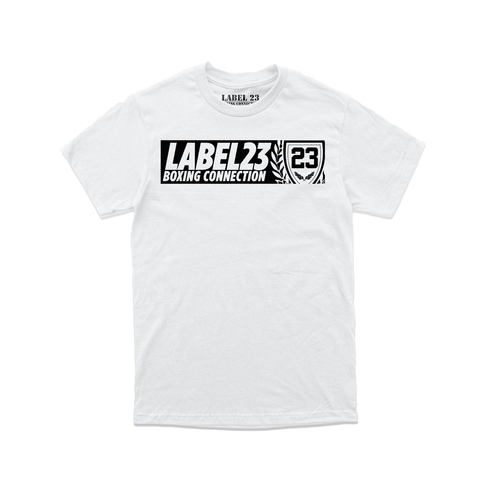 Herren T-Shirt L23BC weiss-schwarz