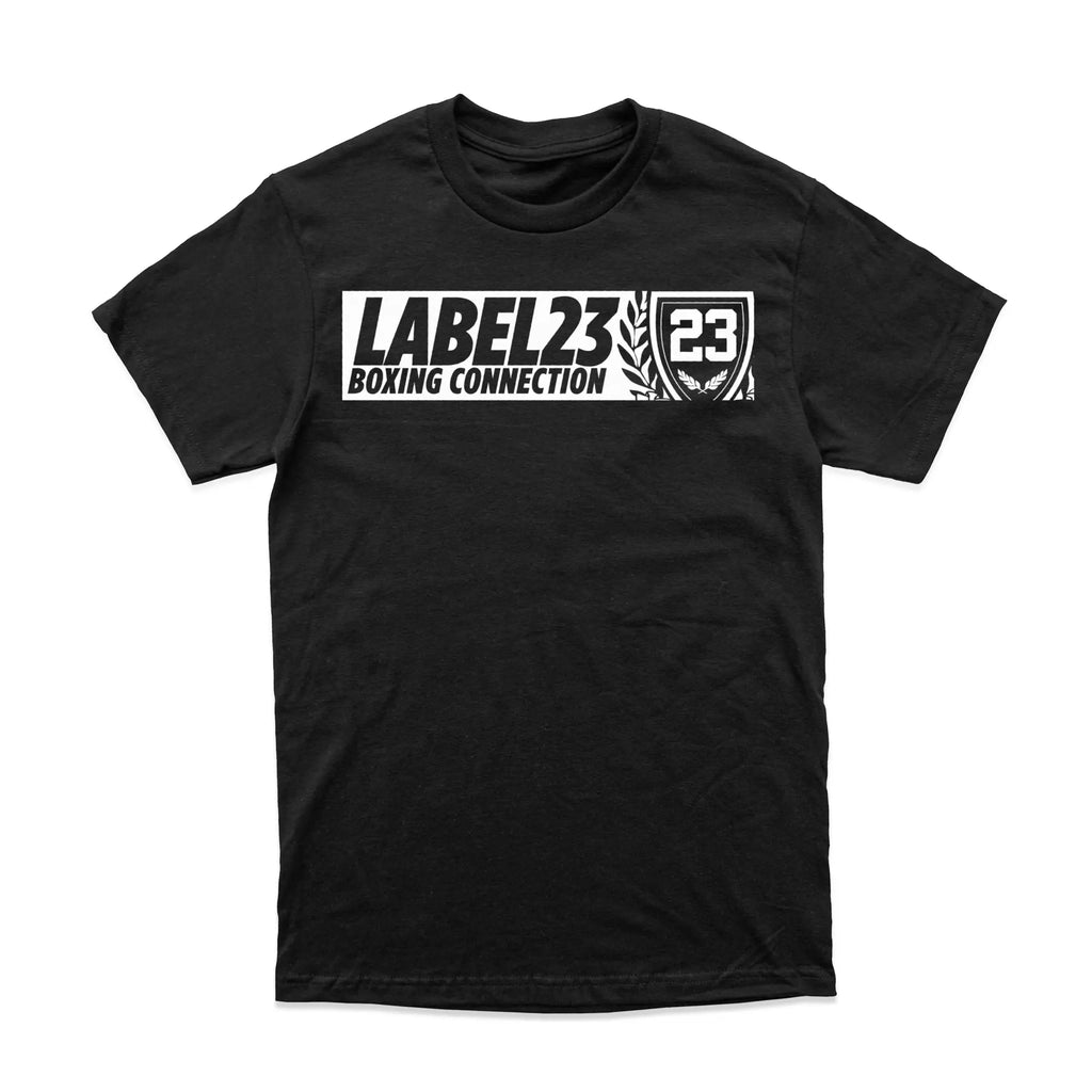 Herren T-Shirt L23BC schwarz-weiss Label 23