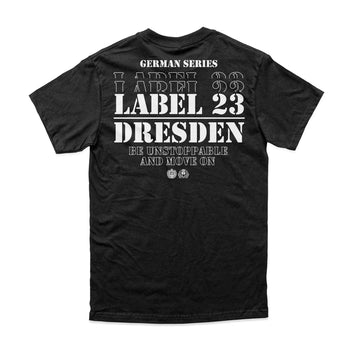 Herren T-Shirt GSL23 Dresden schwarz-weiss Label 23