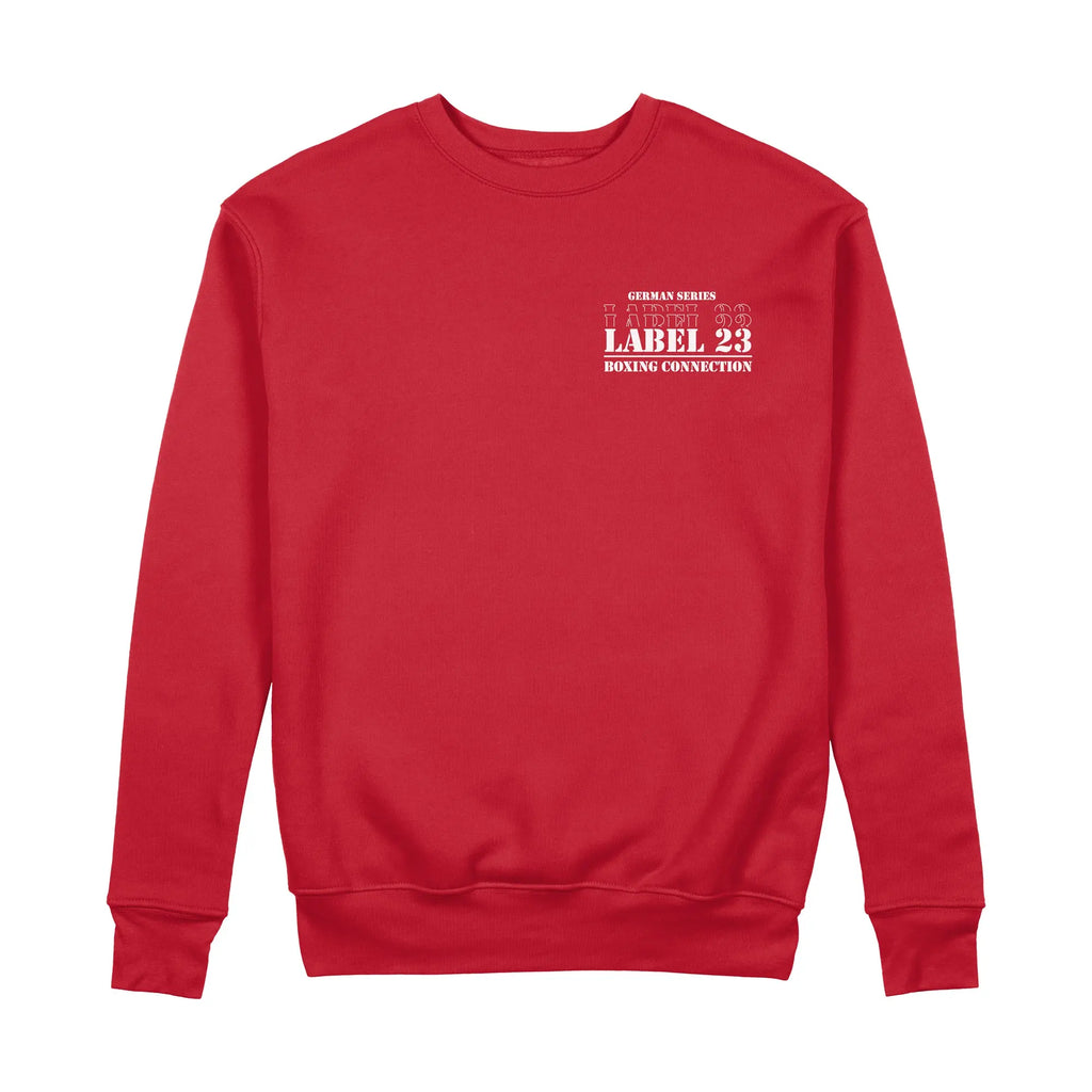 Herren Sweatshirt GSL23 Cottbus rot-weiss Label 23