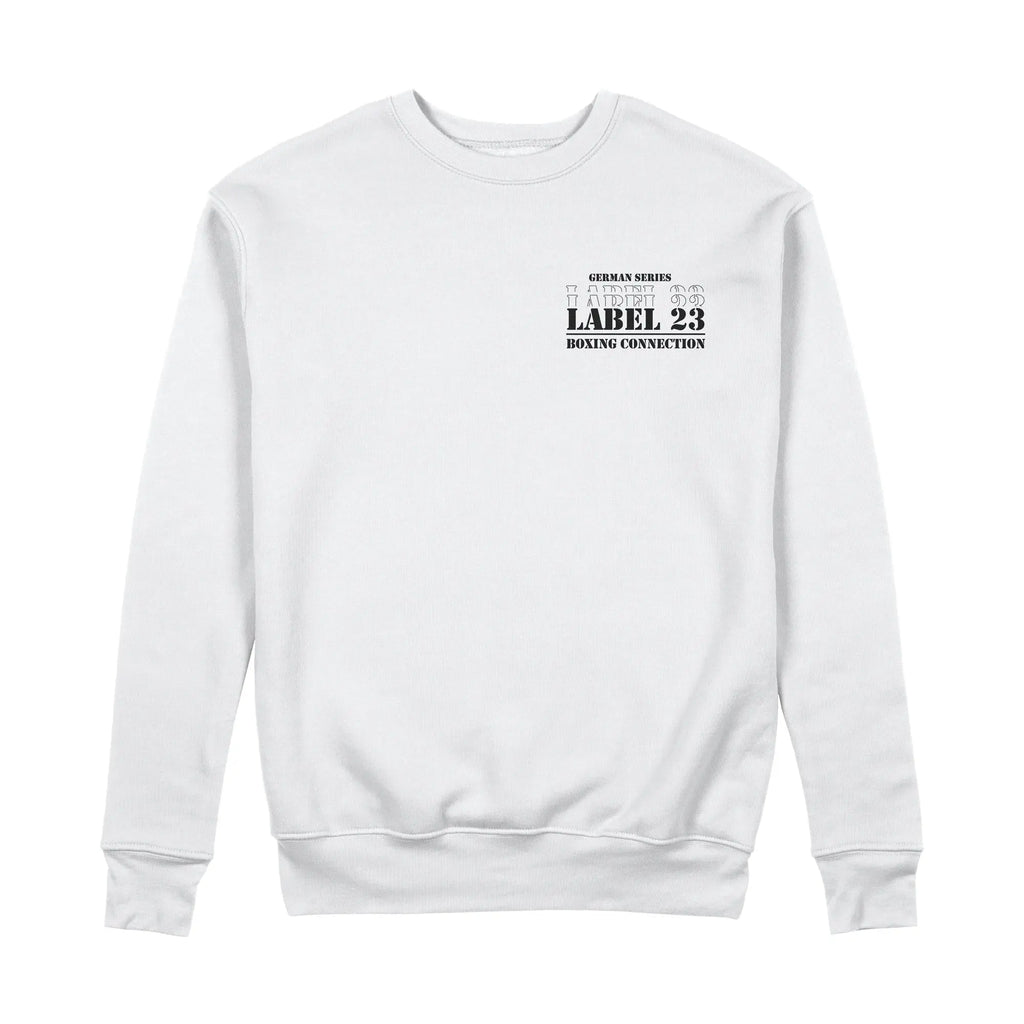 Herren Sweatshirt GSL23 Individuell weiss Label 23