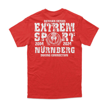 Herren T-Shirt GS2 Extremsport Nürnberg rot-weiss Label 23 Label-23