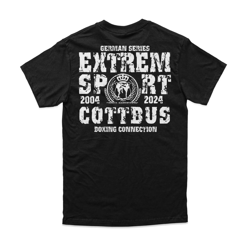 Herren T-Shirt GS2 Extremsport Cottbus weiss-schwarz Label 23 Label-23
