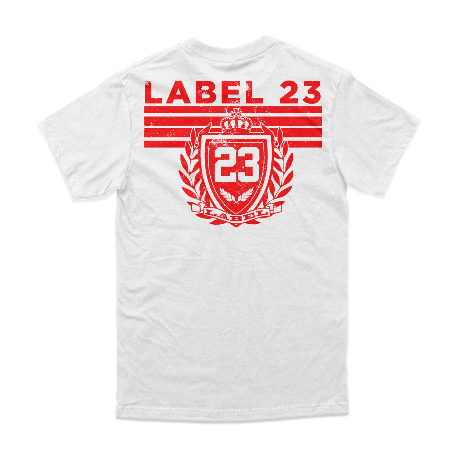 Herren T-Shirt Sports Performance weiss-rot