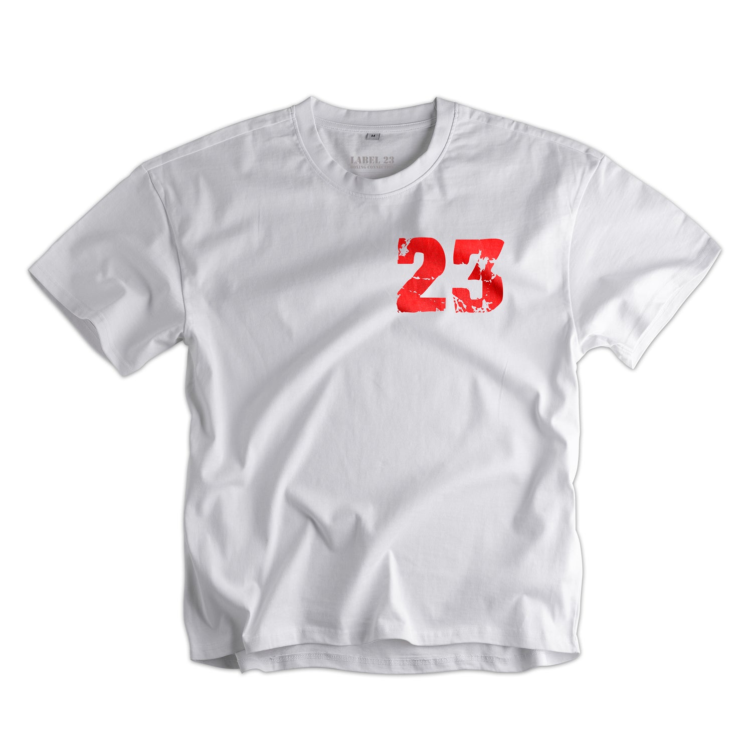 Herren Oversize T-Shirt Extremsport weiss-rot