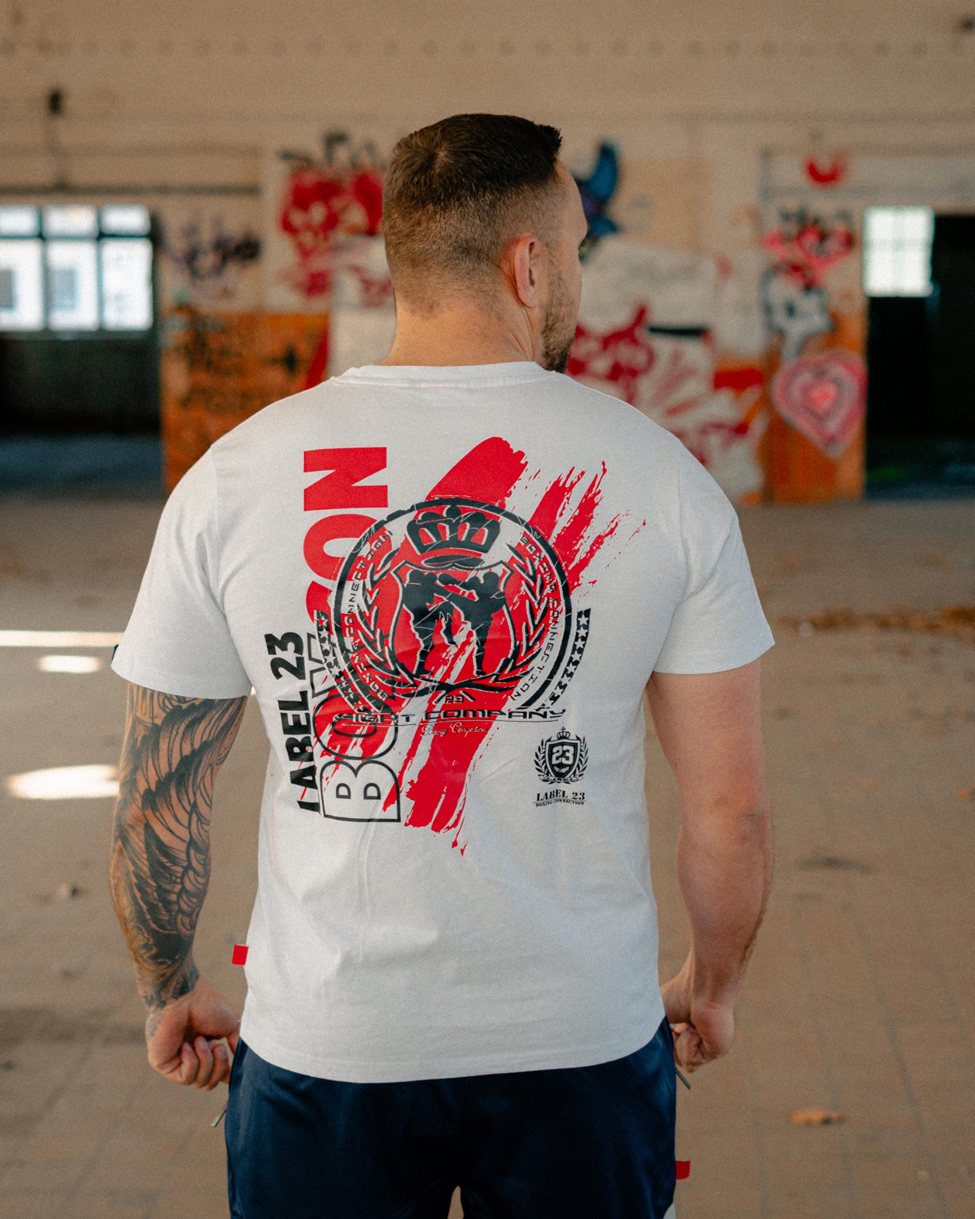 Herren T-Shirt Newarea BCTA weiss