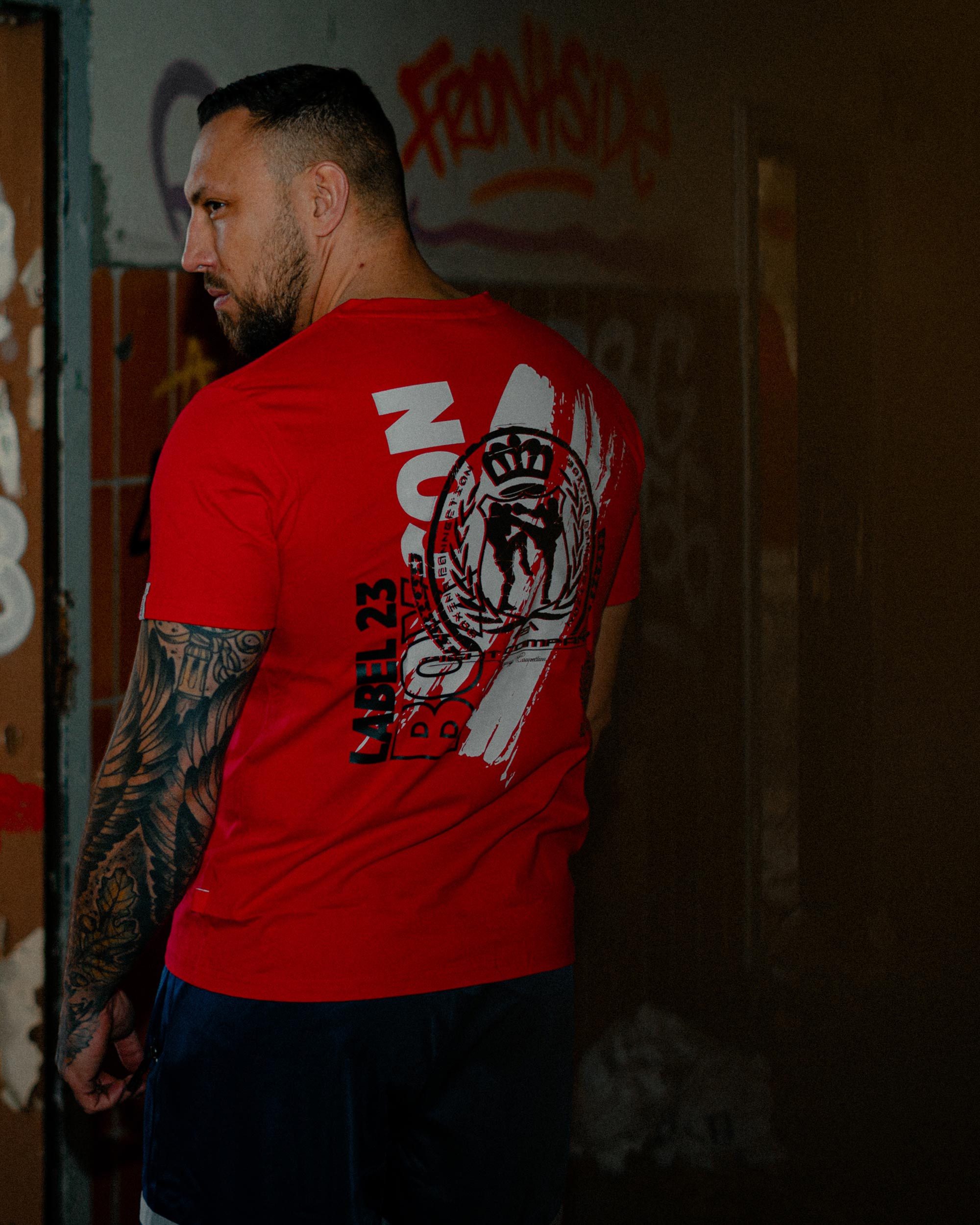 Herren T-Shirt Newarea BCTA rot