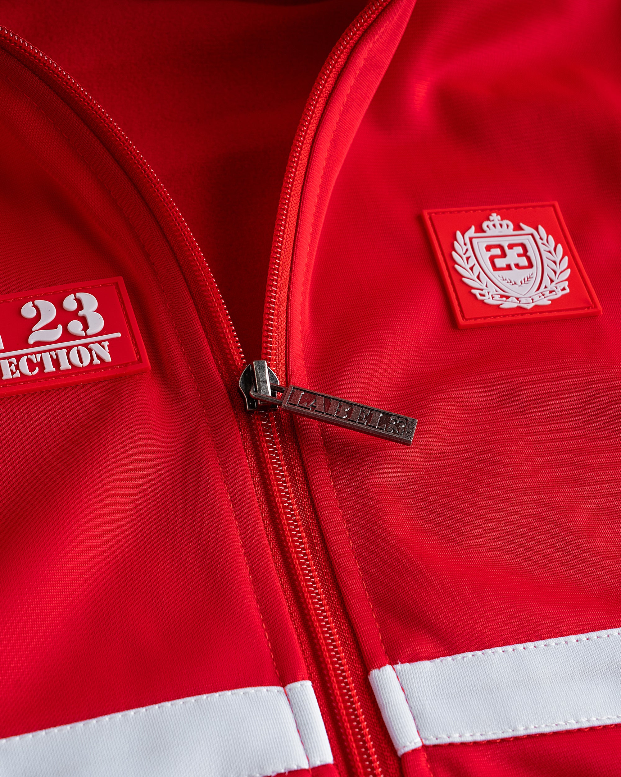 Männer Trainingsjacke TS23 Red Edition von Label 23 – Detailansicht