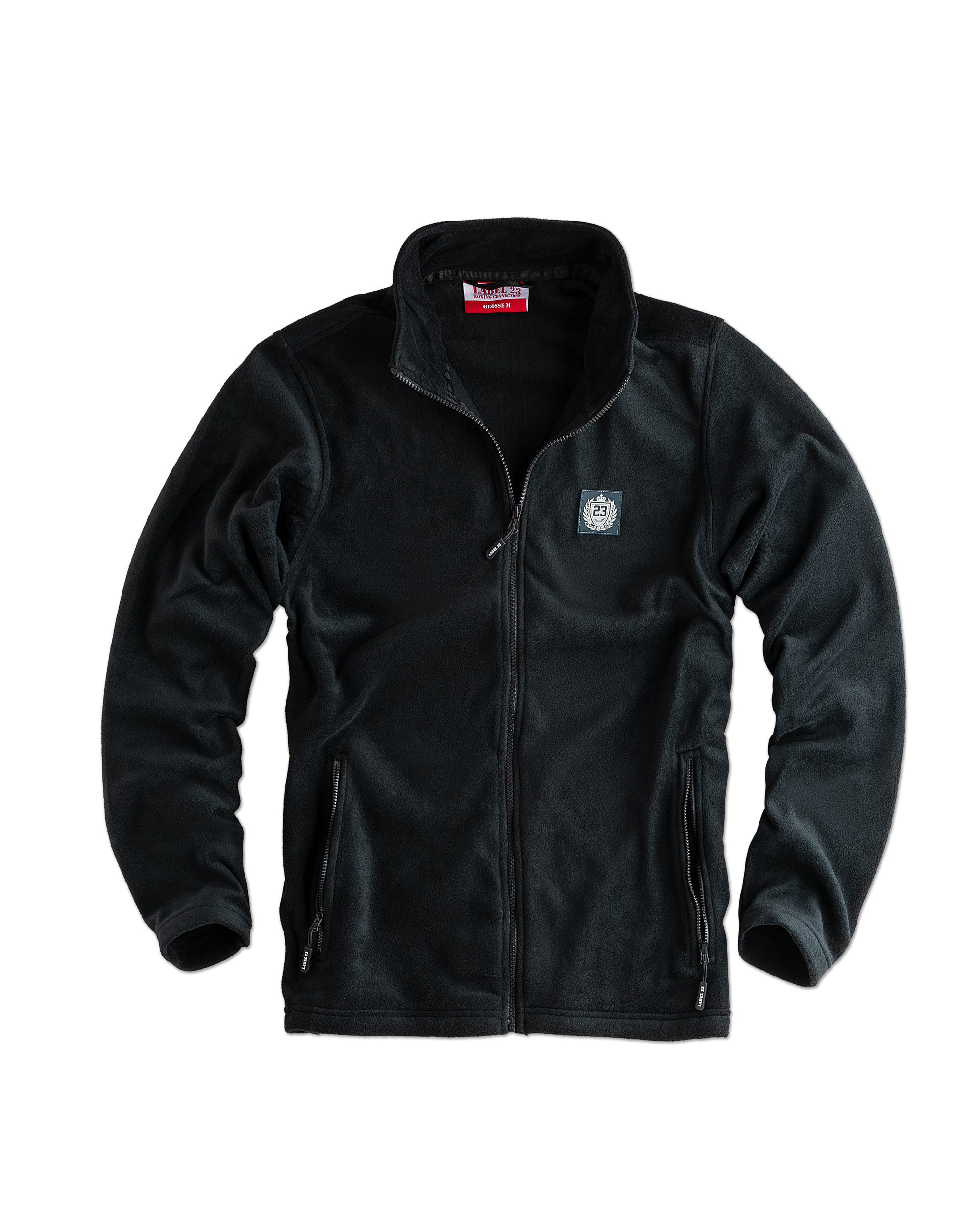 Männer Fleece Jacke BXCO schwarz von Label 23