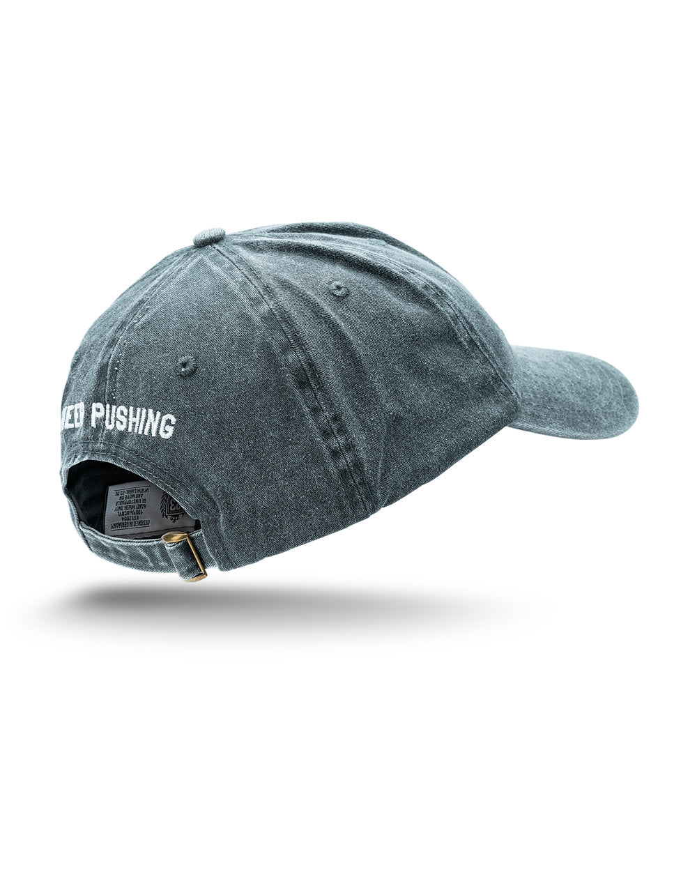 Label 23 Basecap Keep Pushing charcoral washed