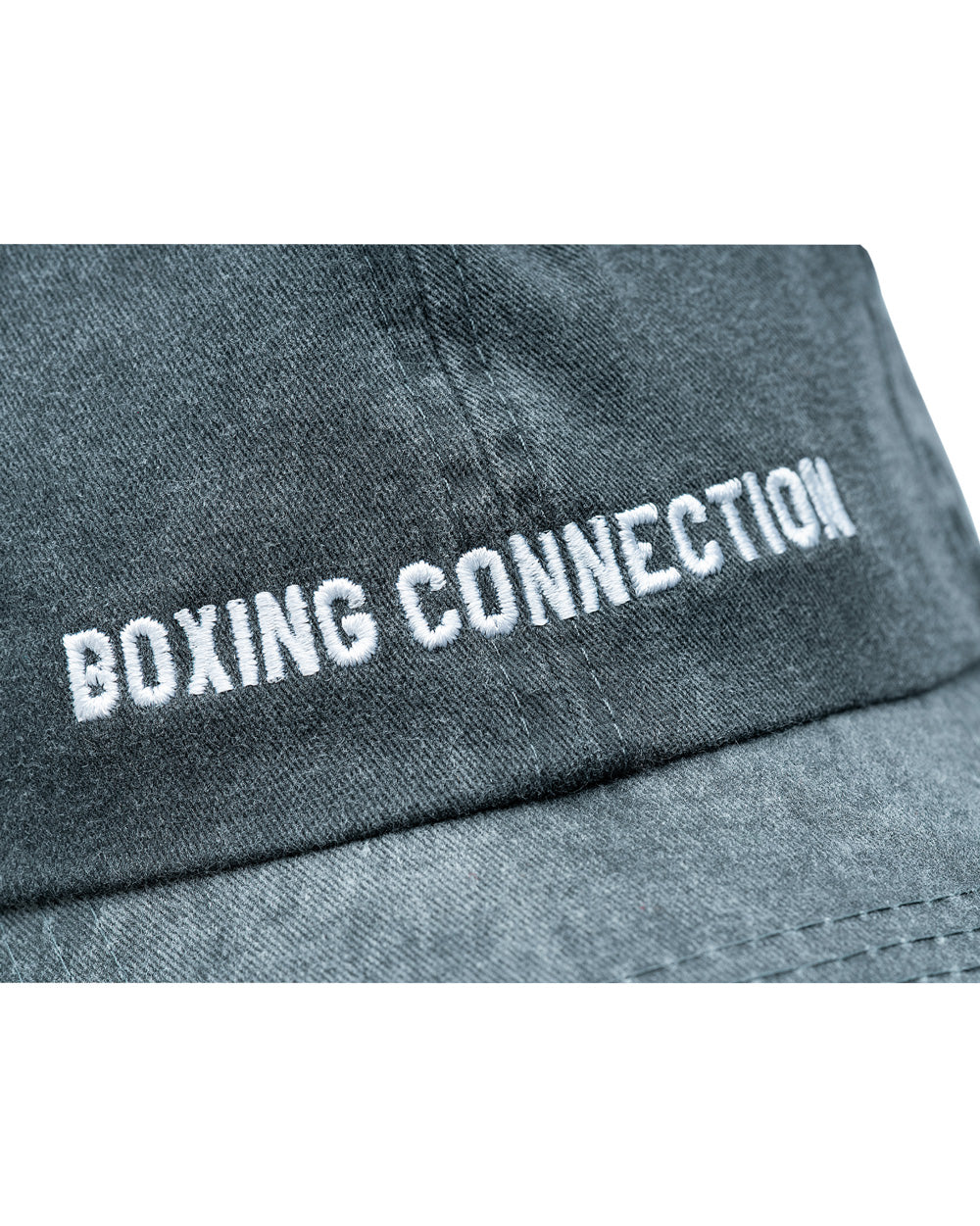 Basecap Keep Pushing charcoral washed von Label 23 – Detailansicht