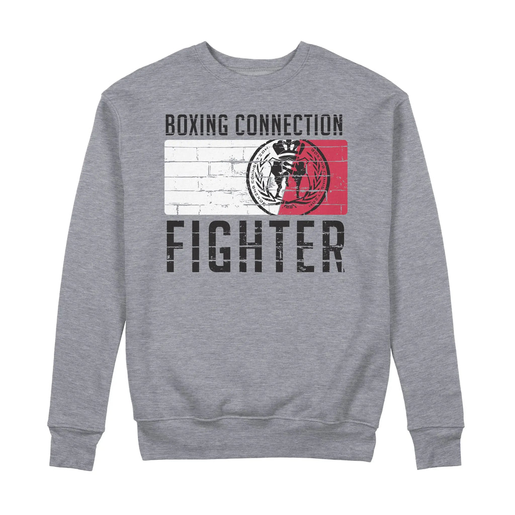 Herren Sweatshirt BC Fighter graumeliert Label 23