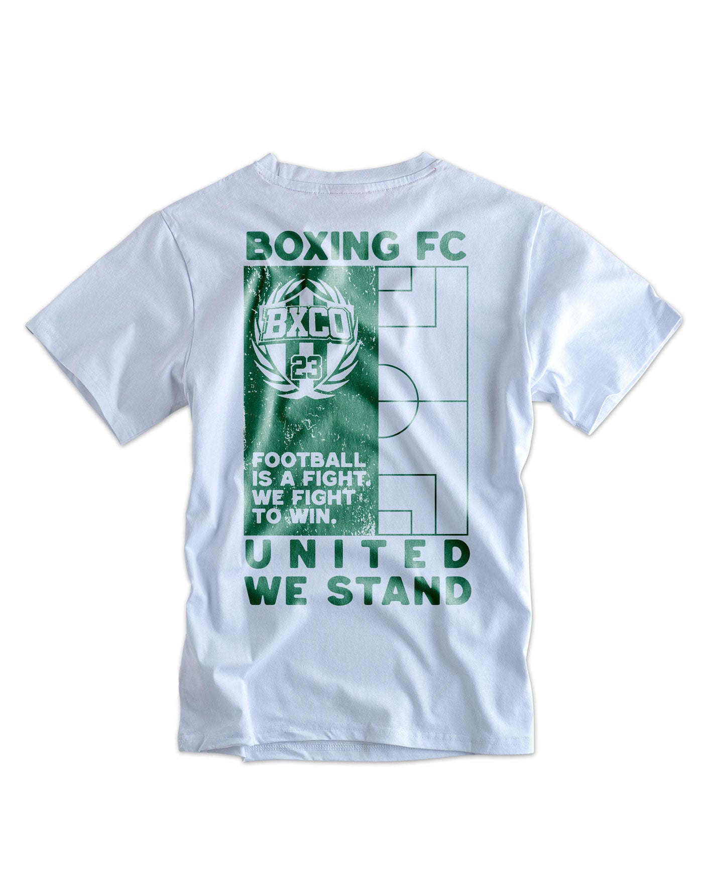 Männer T-Shirt Boxing FC - weiss | Label 23 von Label 23 – Rückansicht