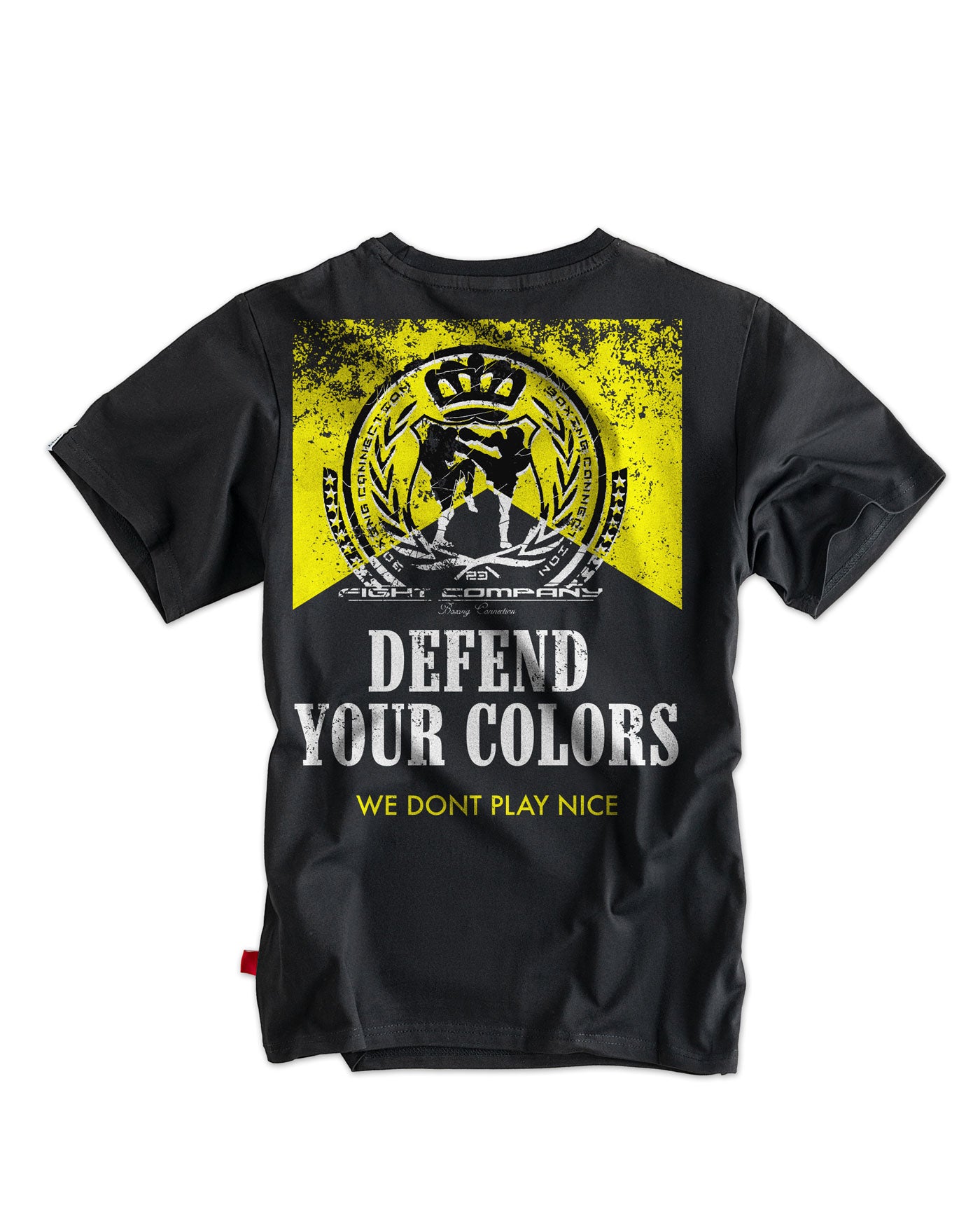 Männer T-Shirt Defend - schwarz WG | Label 23 von Label 23 – Rückansicht