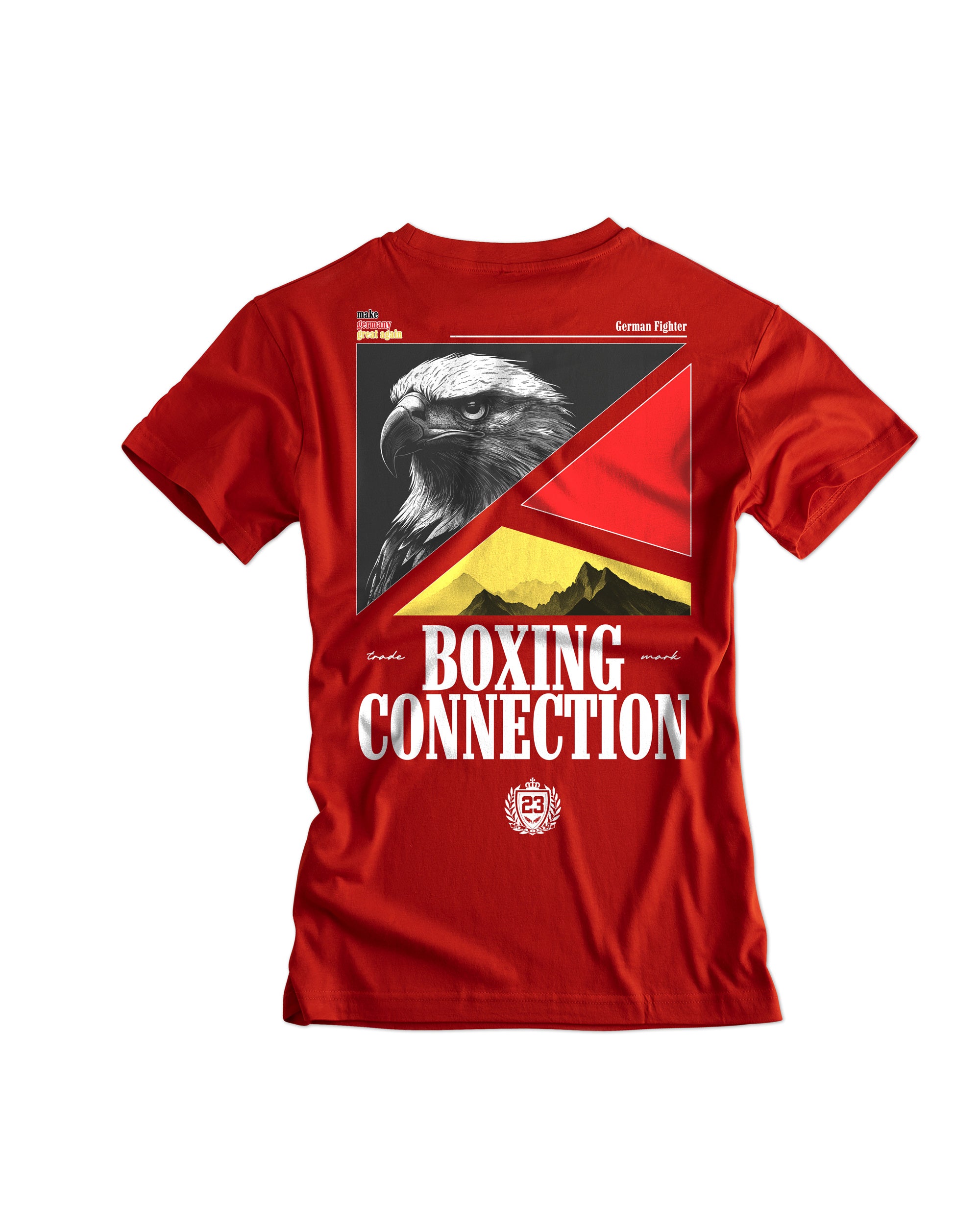 Damen T-Shirt Adler rot