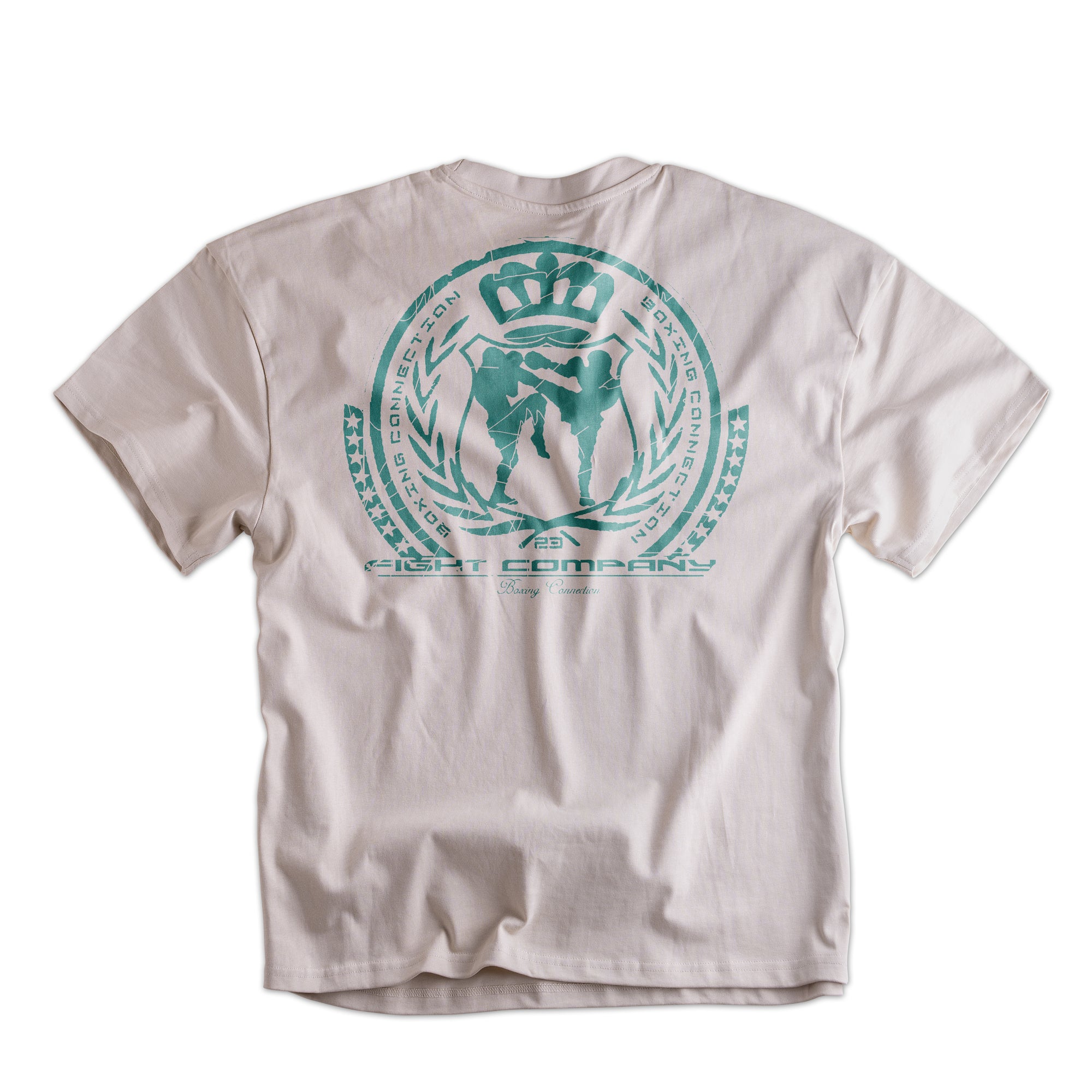 Männer Oversize T-Shirt BCTA sand-mint von Label 23 – Rückansicht