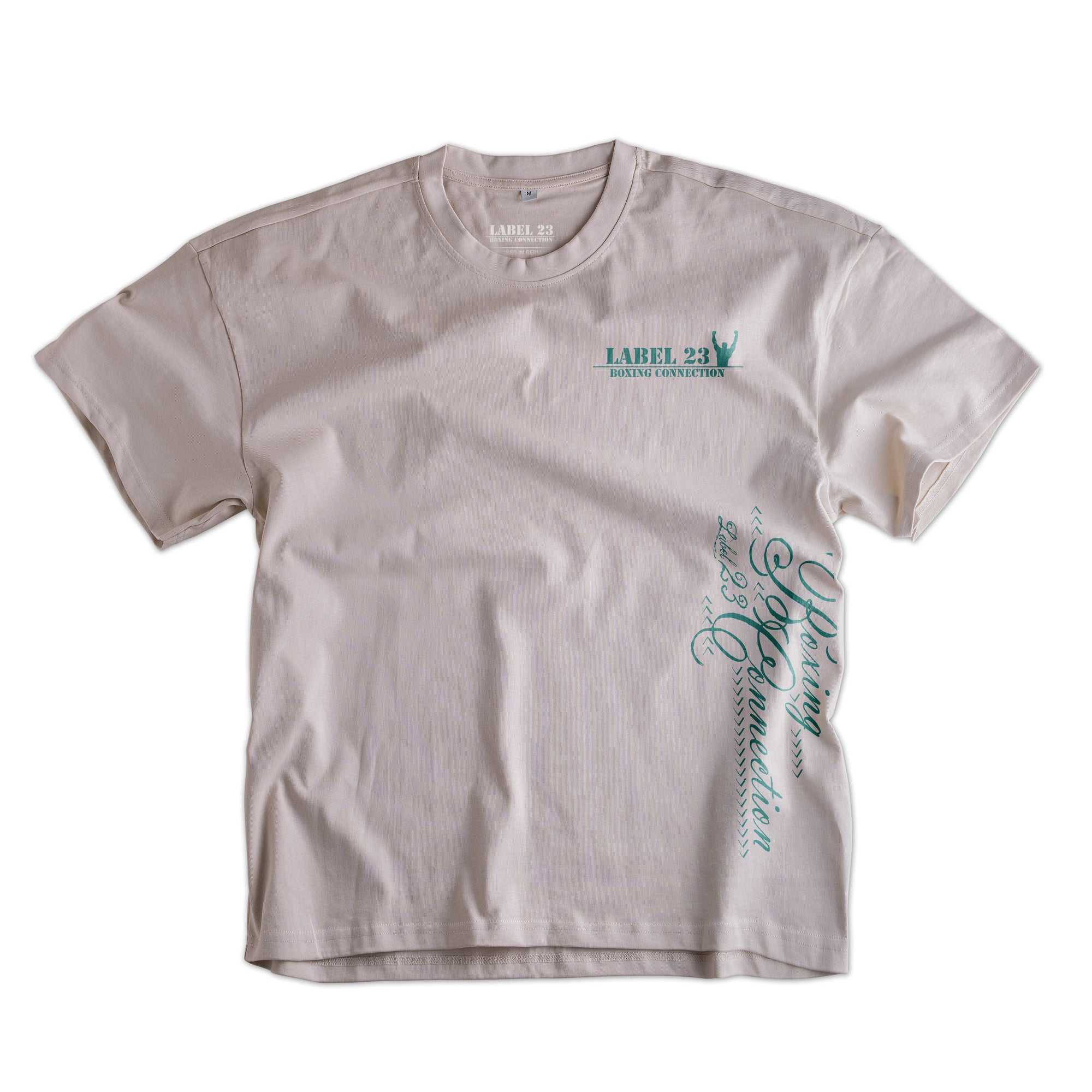 Männer Oversize T-Shirt BCTA sand-mint von Label 23 – Rückansicht