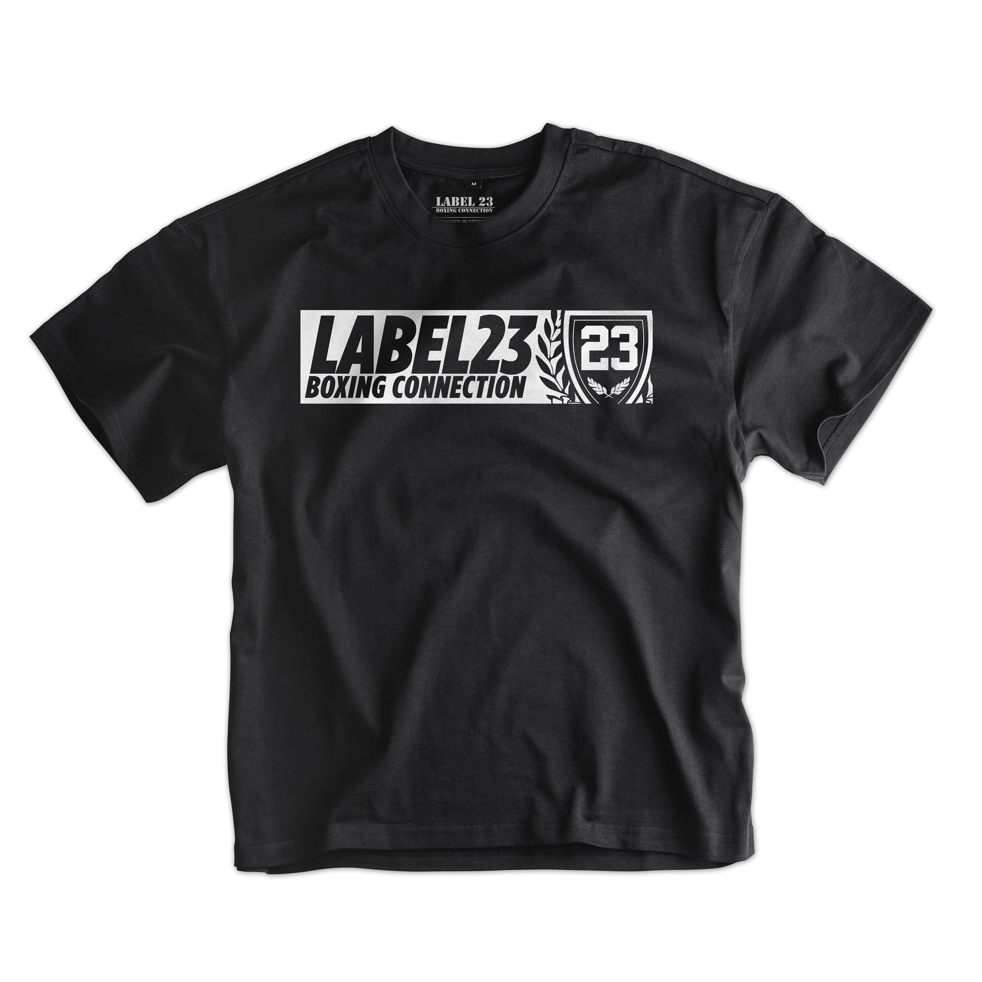 Herren Oversize T-Shirt L23BC schwarz-weiss