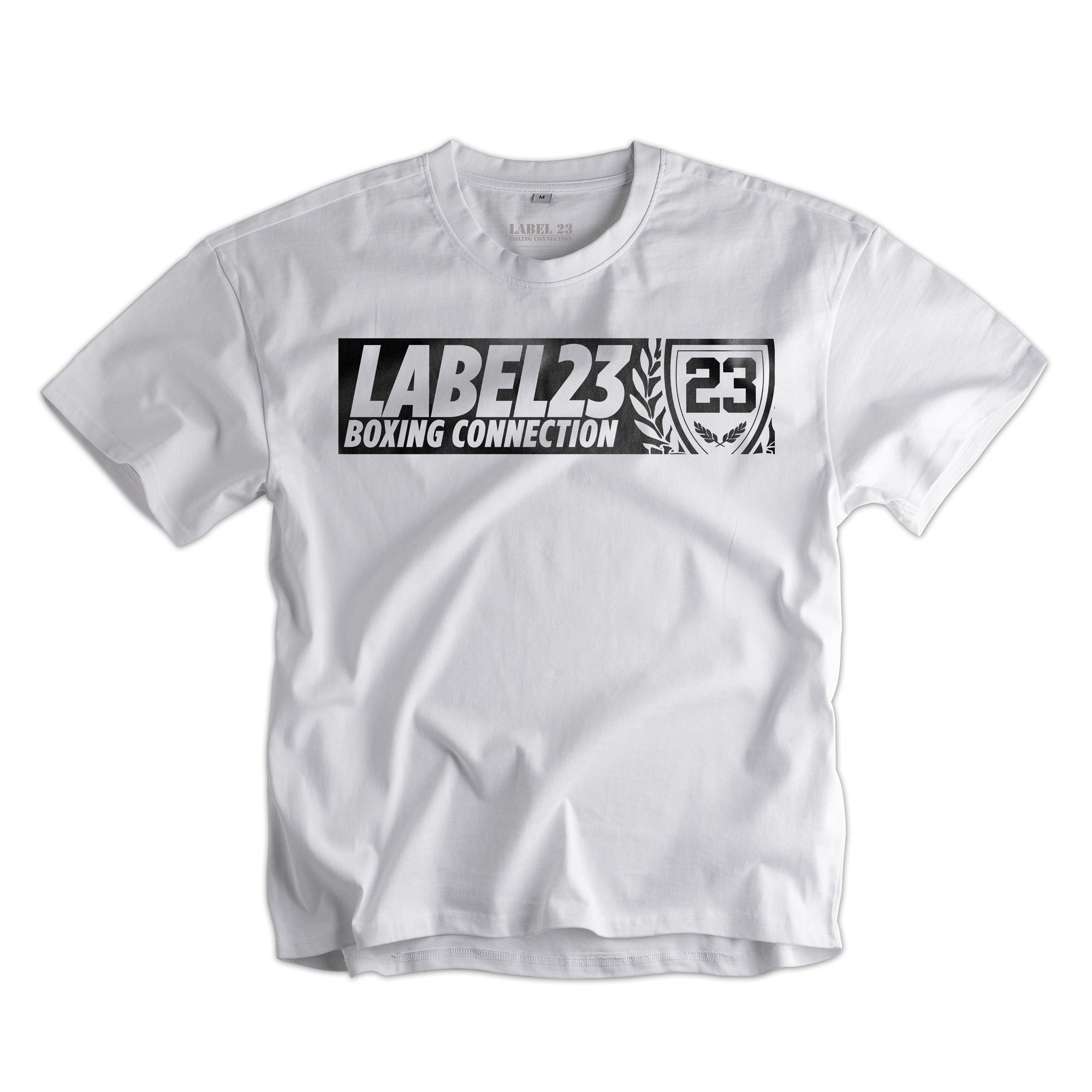 Männer Oversize T-Shirt L23BC weiss-schwarz von Label 23