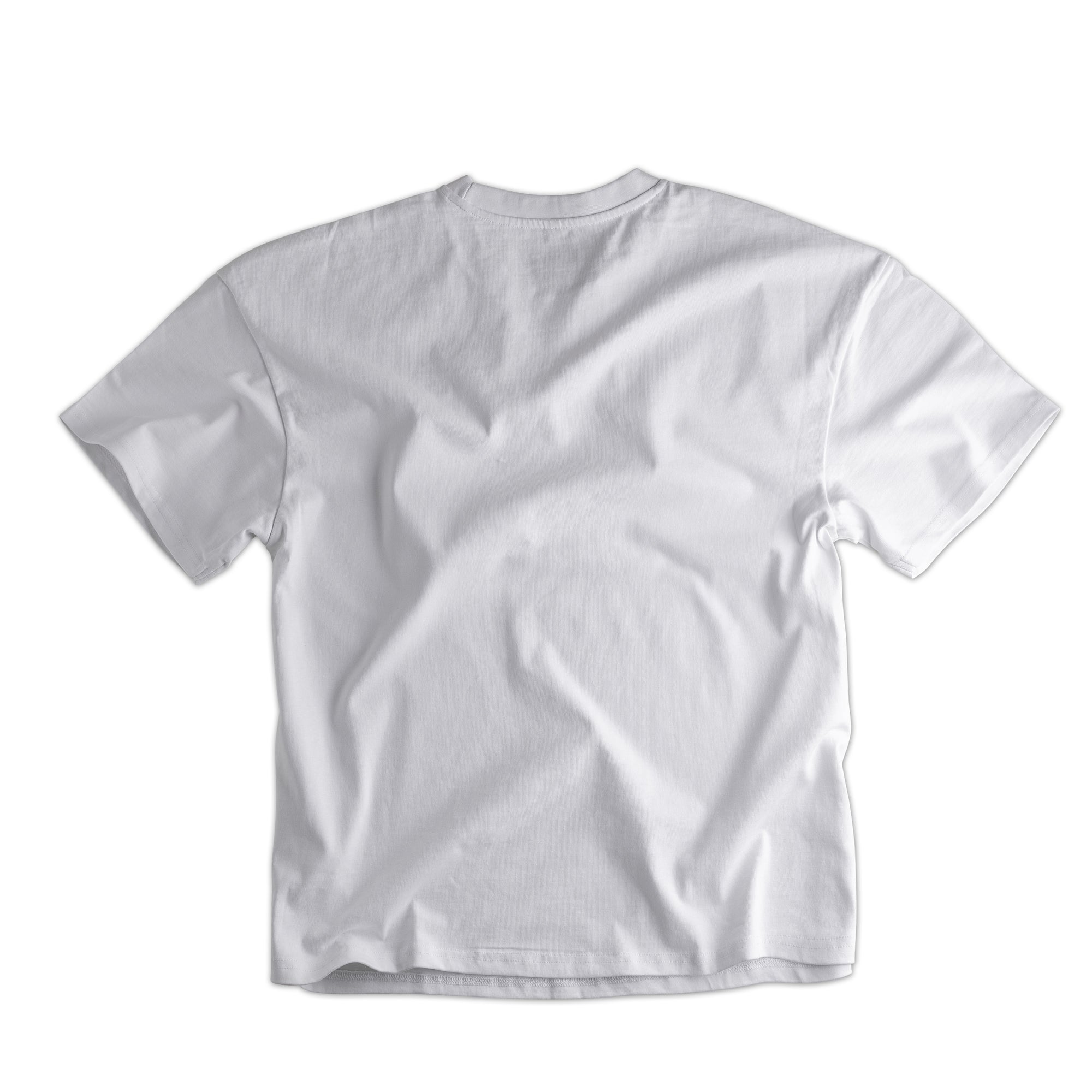 Männer Oversize T-Shirt L23BC weiss-schwarz von Label 23 – Rückansicht