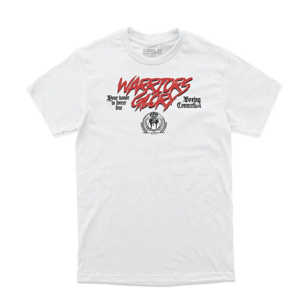 Herren T-Shirt Bareknuckle weiss Label 23 Label-23