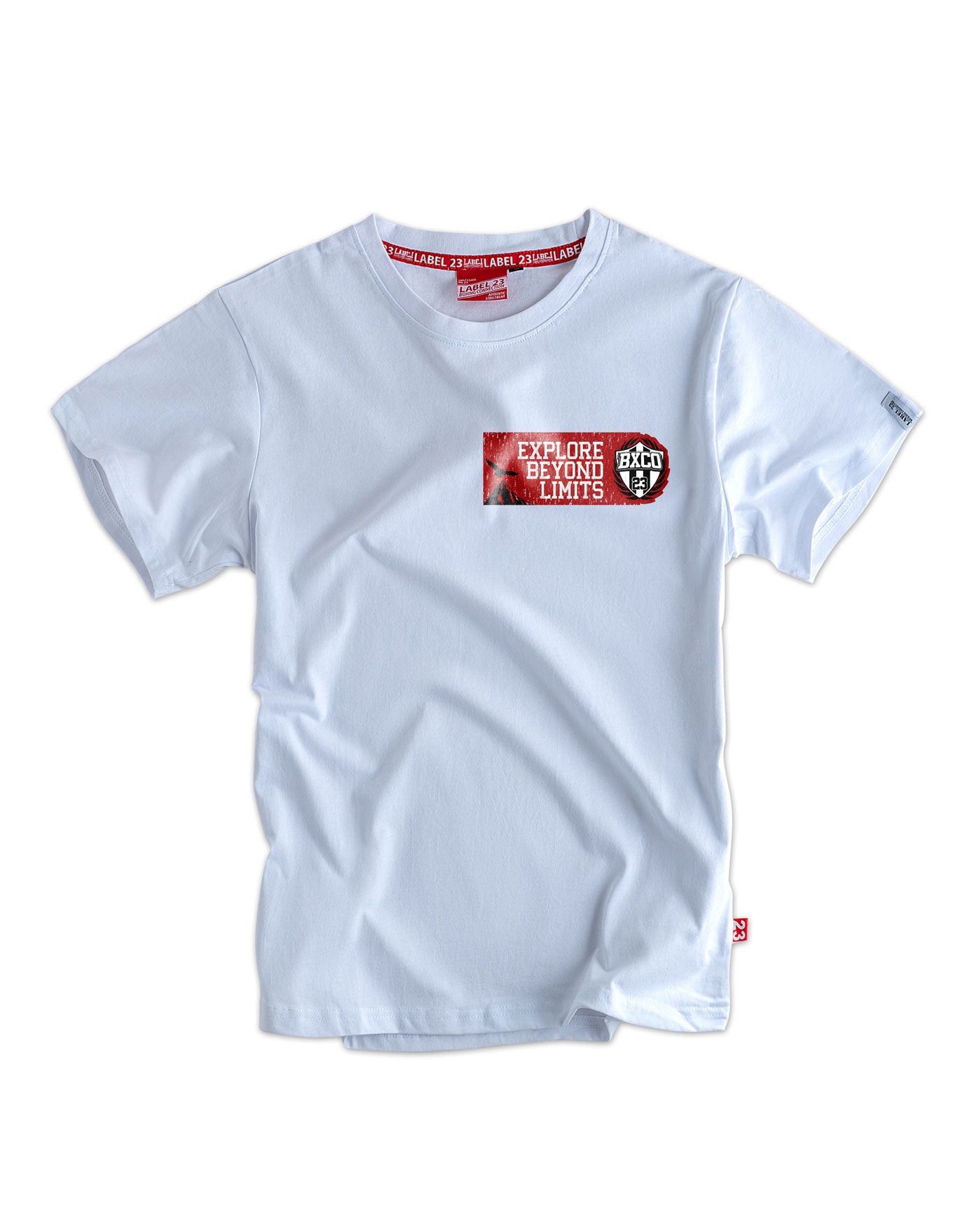 Herren T-Shirt "Explore" weiss