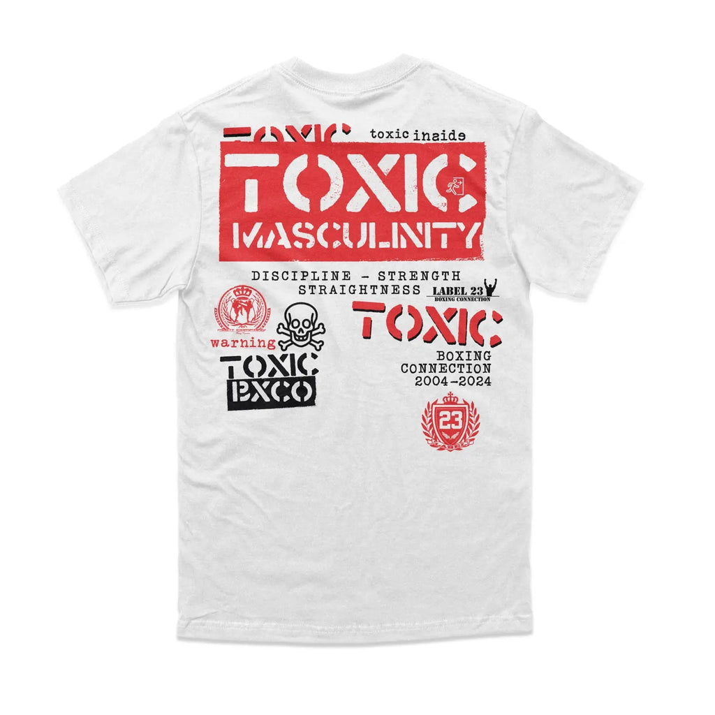 Herren T-Shirt Toxic BXCO weiss Label 23 Label-23