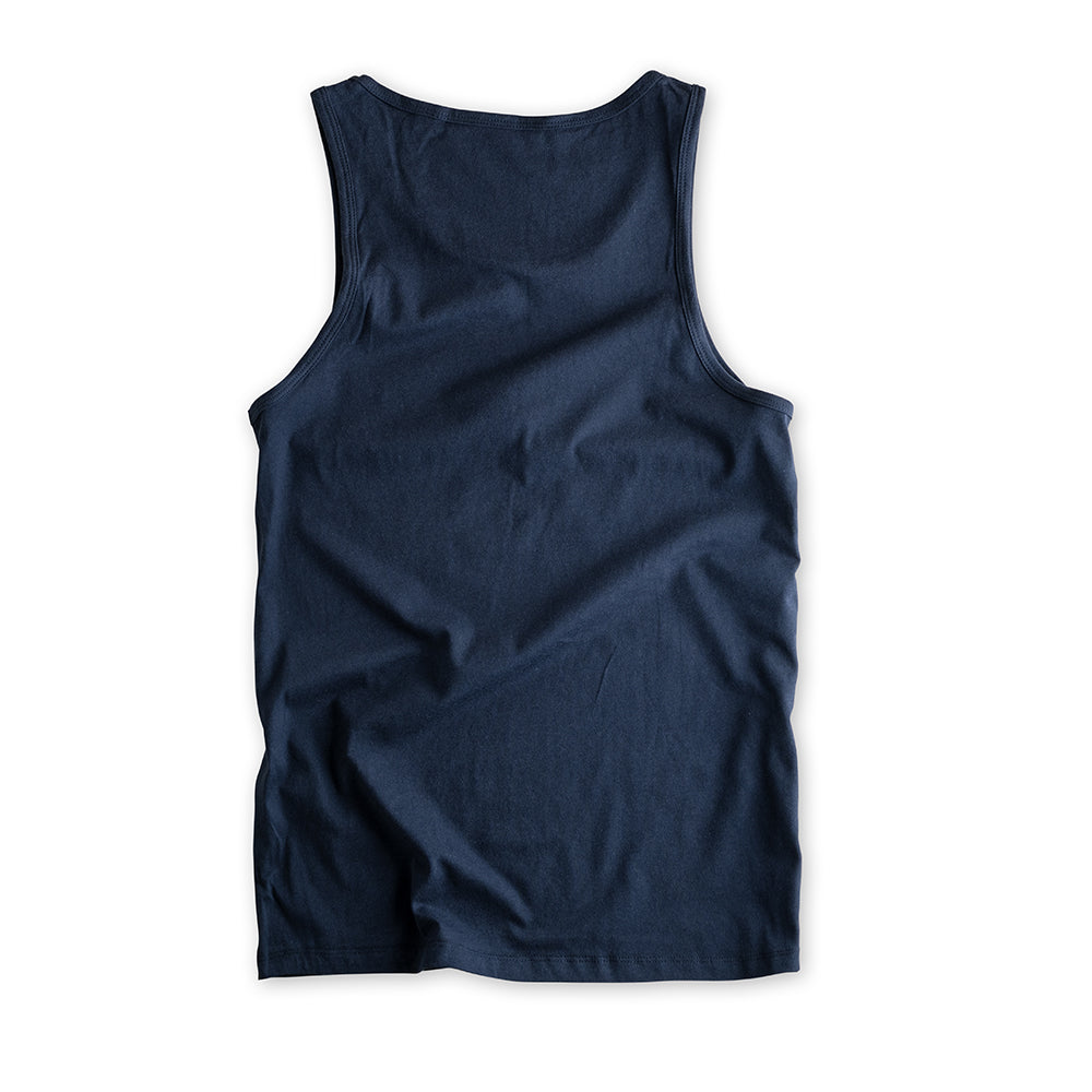 Männer Tanktop Label DZ navy von Label 23 – Rückansicht