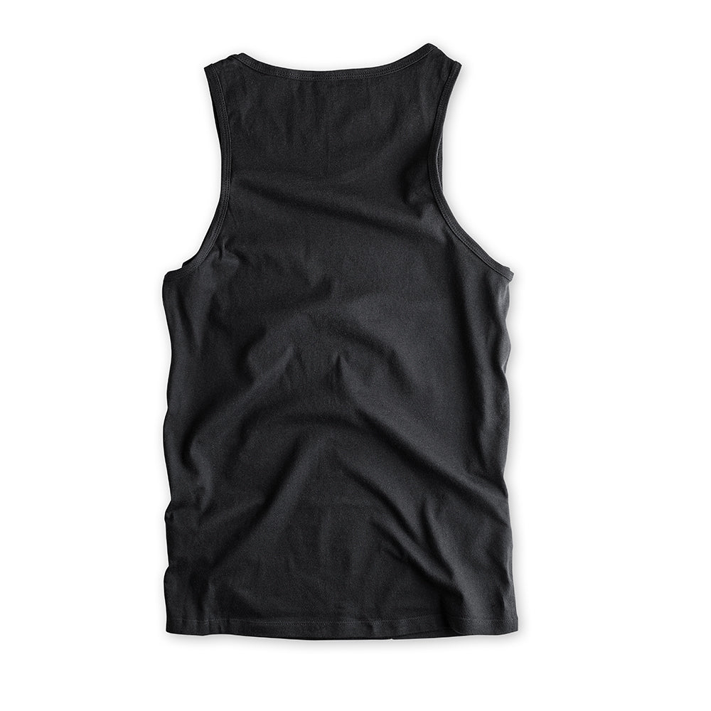 Männer Tanktop Label DZ schwarz von Label 23 – Rückansicht