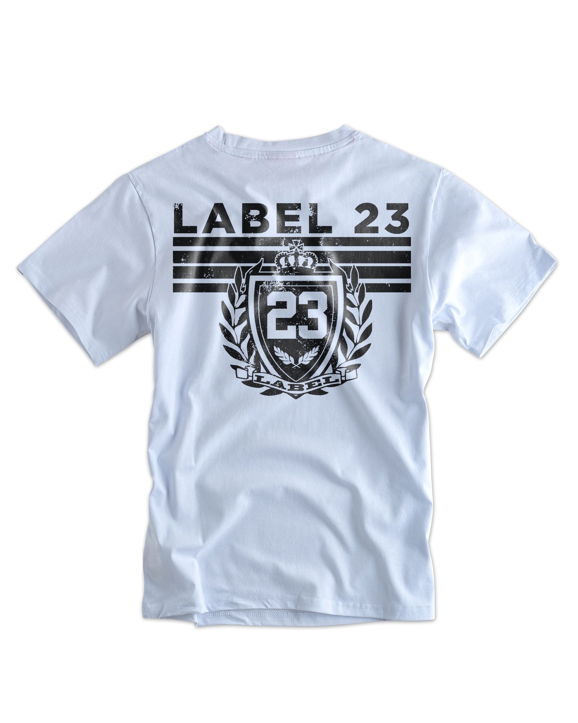 Herren T-Shirt Sports Performance weiss-schwarz