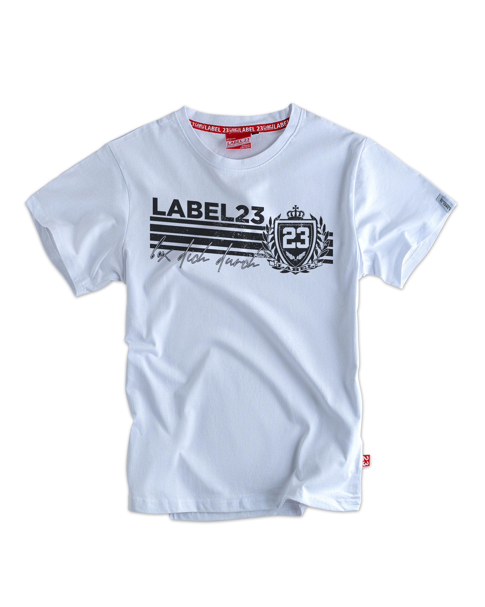 Herren T-Shirt Sports Performance weiss-schwarz