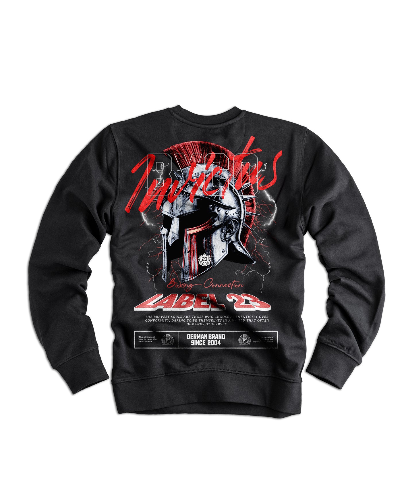 Herren Sweatshirt "Invictus" schwarz