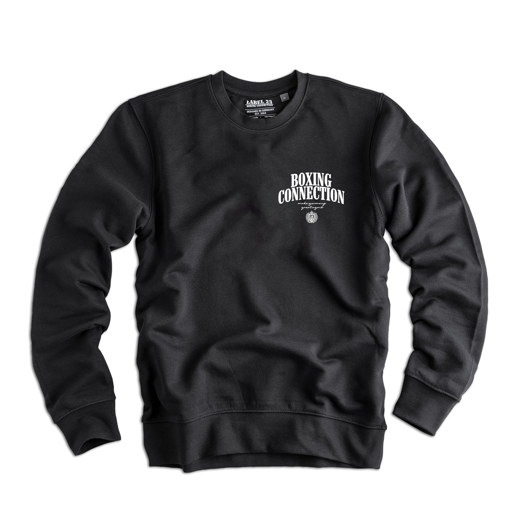 Herren Sweatshirt Adler schwarz