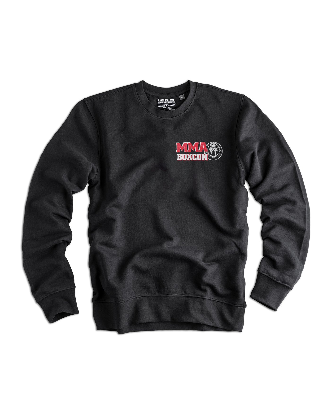 Männer Sweatshirt MMA - schwarz | Label 23 von Label 23 – Rückansicht