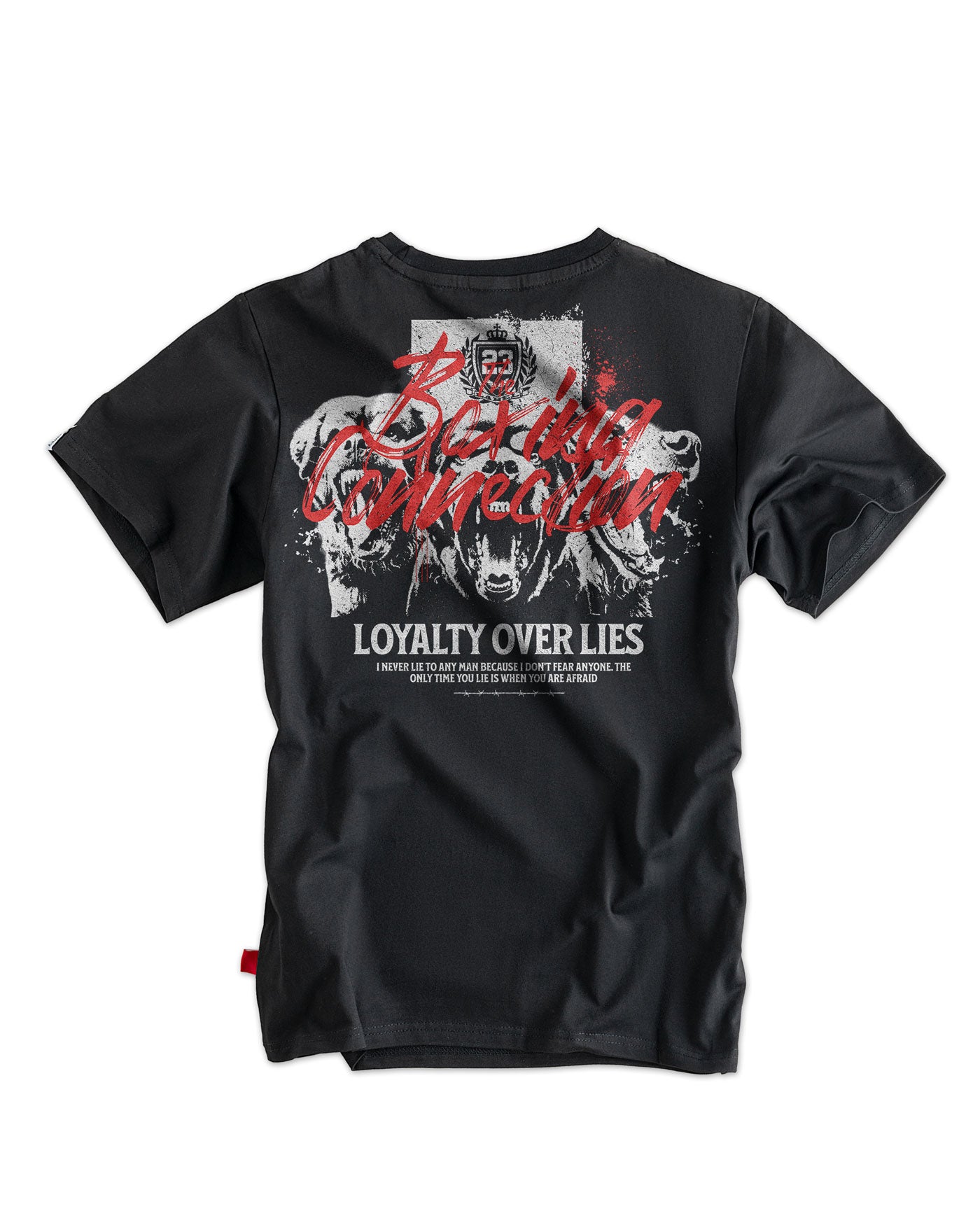 Herren T-Shirt "Loyalty over lies" schwarz