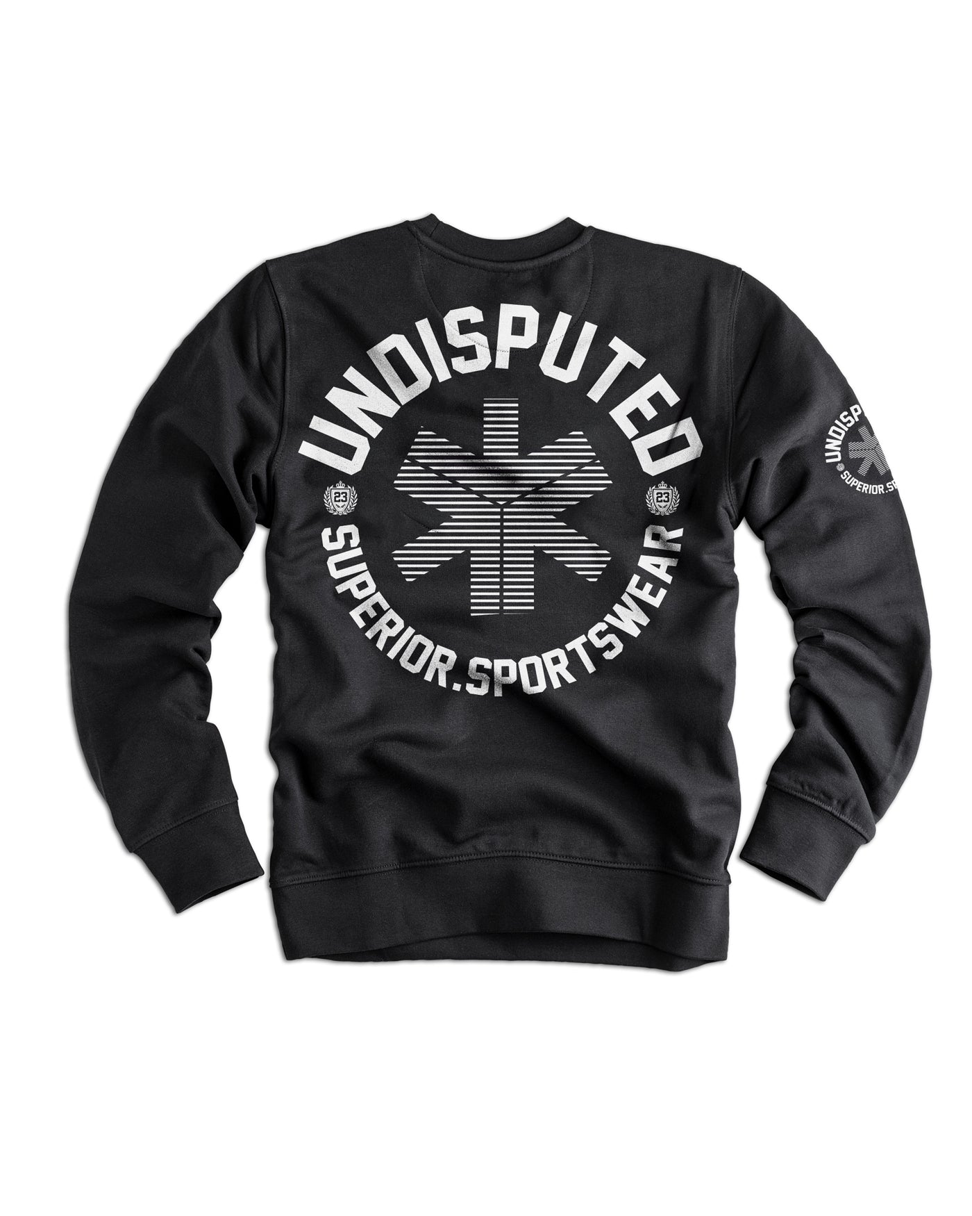 Männer Sweatshirt Undisputed - schwarz | Label 23 von Label 23 – Rückansicht