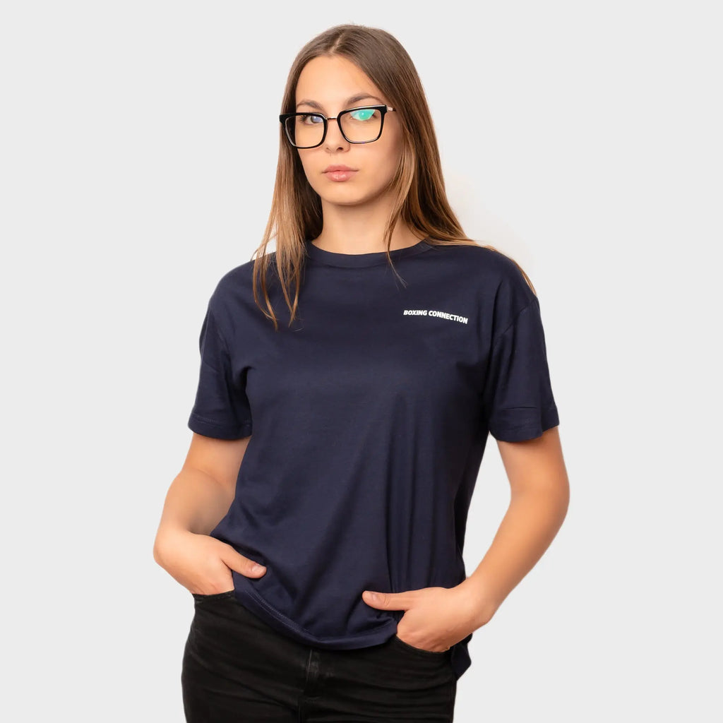Damen T-Shirt "Focus" dunkelblau Label 23 Label-23
