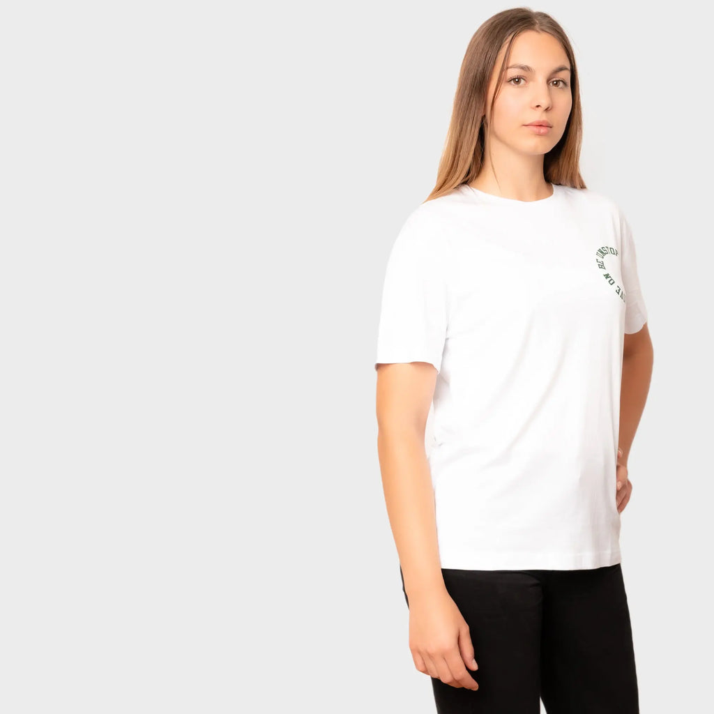 Damen T-Shirt "Be Unstoppable" weiß Label 23 Label-23