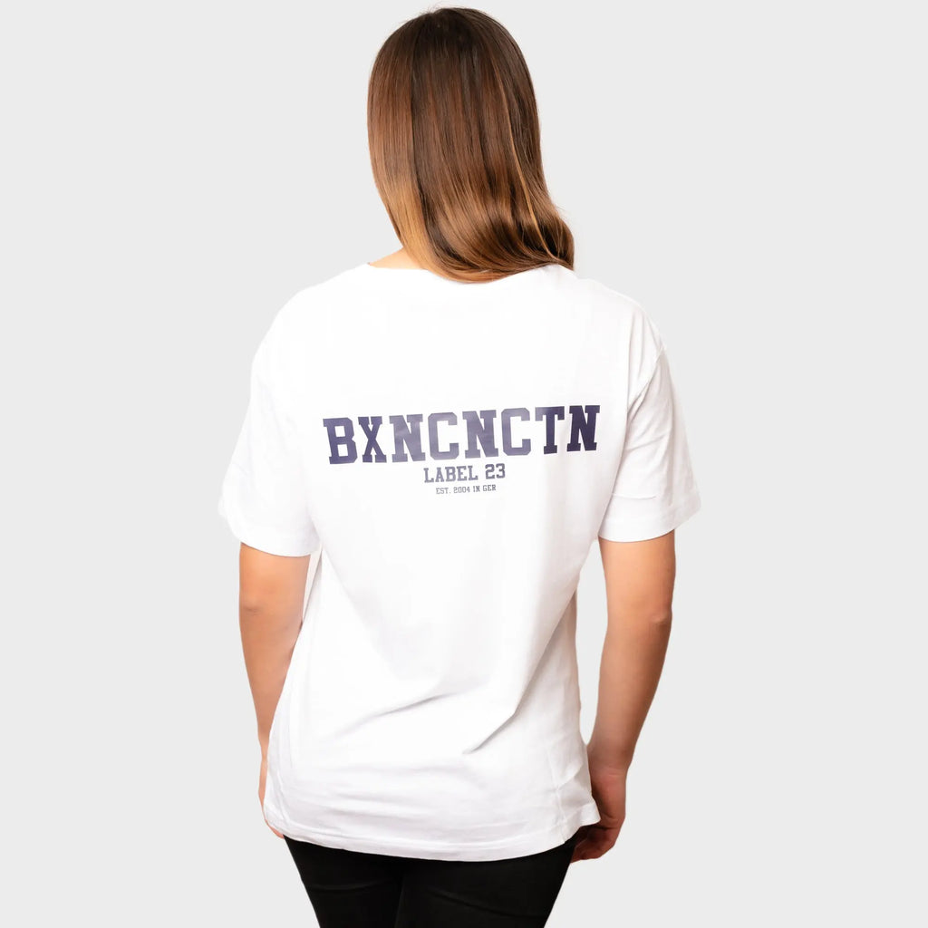 Damen T-Shirt "BXN CNT" weiß Label 23 Label-23