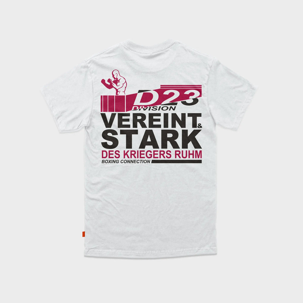 Herren T-Shirt Vereint & Stark weiss Label 23 Label-23