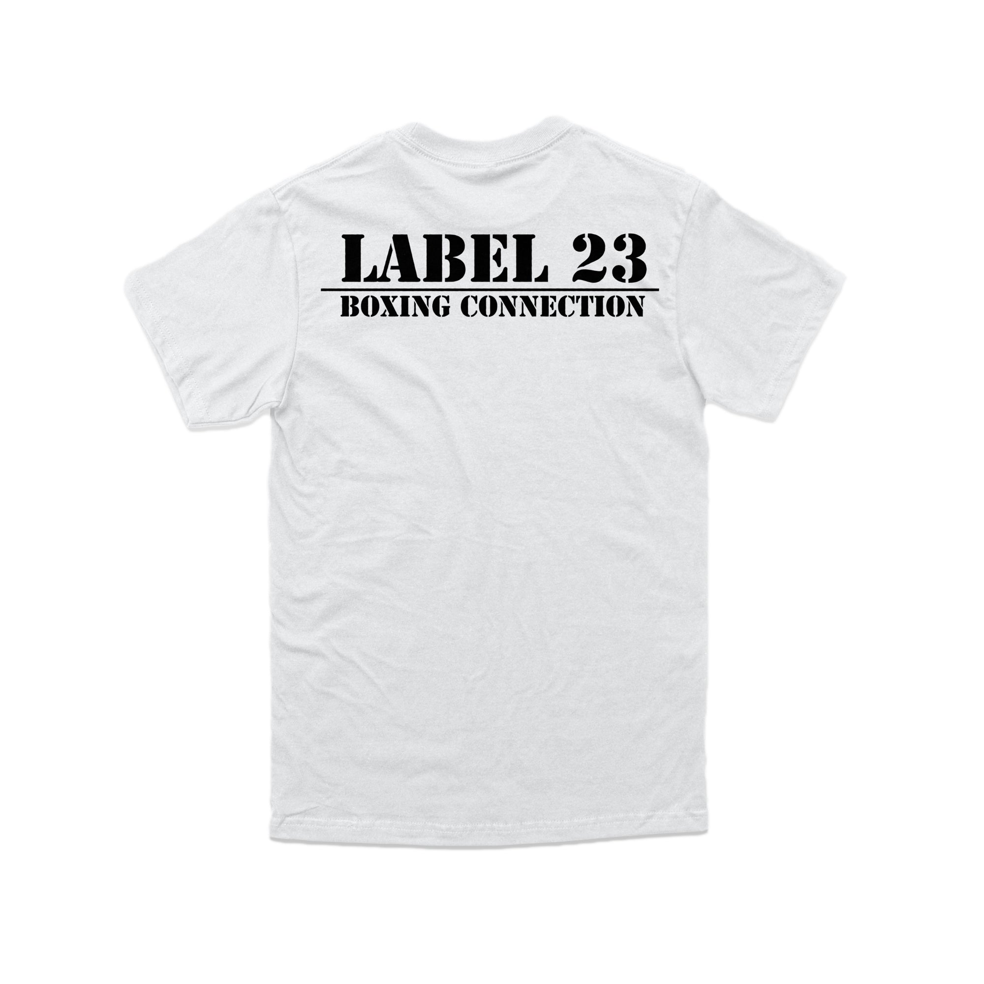 Herren T-Shirt Label BC weiss-schwarz