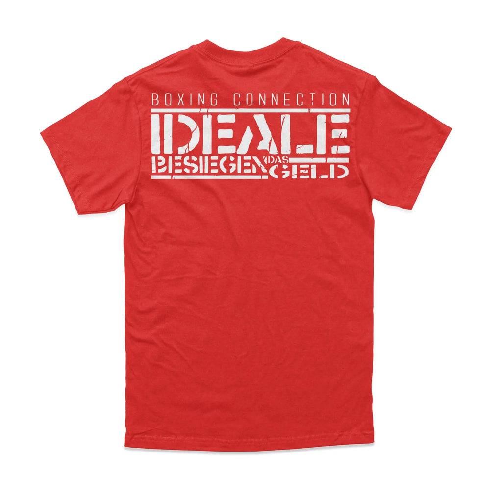 Herren T-Shirt Ideale rot-weiss Label 23