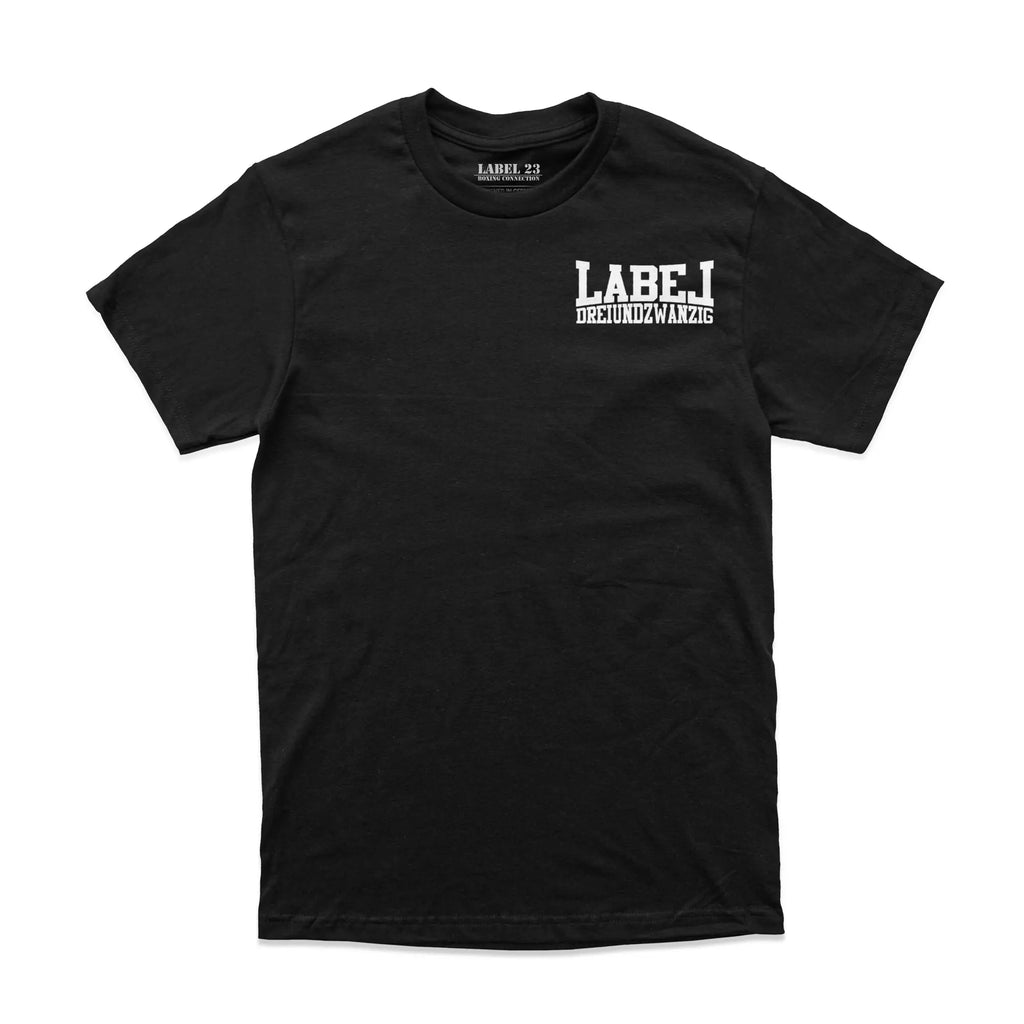 Herren T-Shirt Freunde schwarz-weiss Label 23 Label-23
