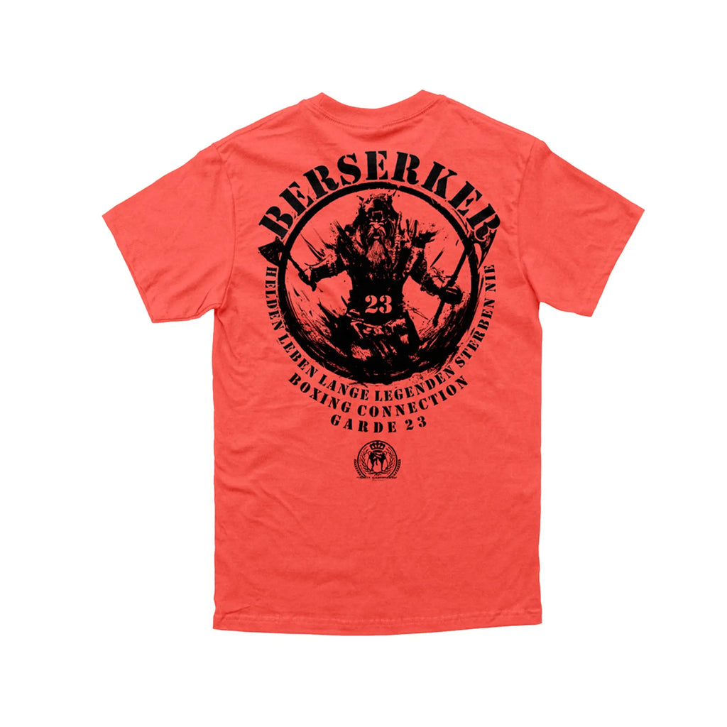 Herren T-Shirt Berserker coral-schwarz Label 23 Label-23
