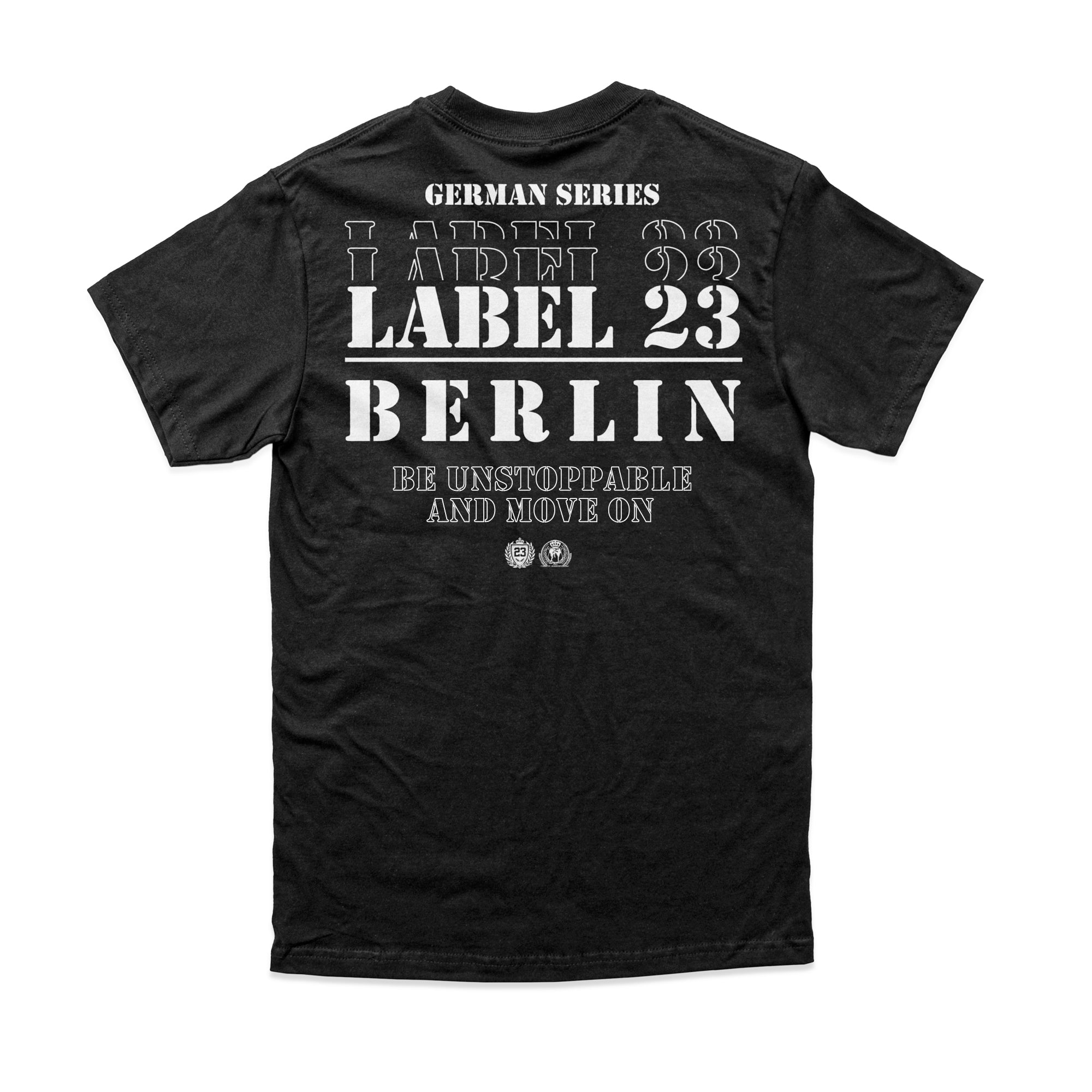 Herren T-Shirt GSL23 Berlin schwarz-weiss