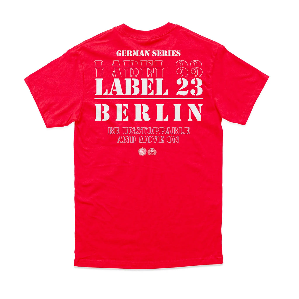 Herren T-Shirt GSL23 Berlin rot-weiss Label 23