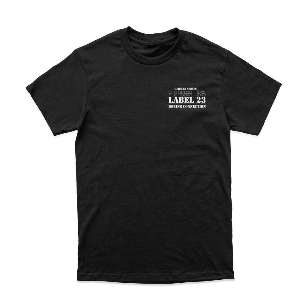 Herren T-Shirt GSL23 Leipzig schwarz-weiss Label 23
