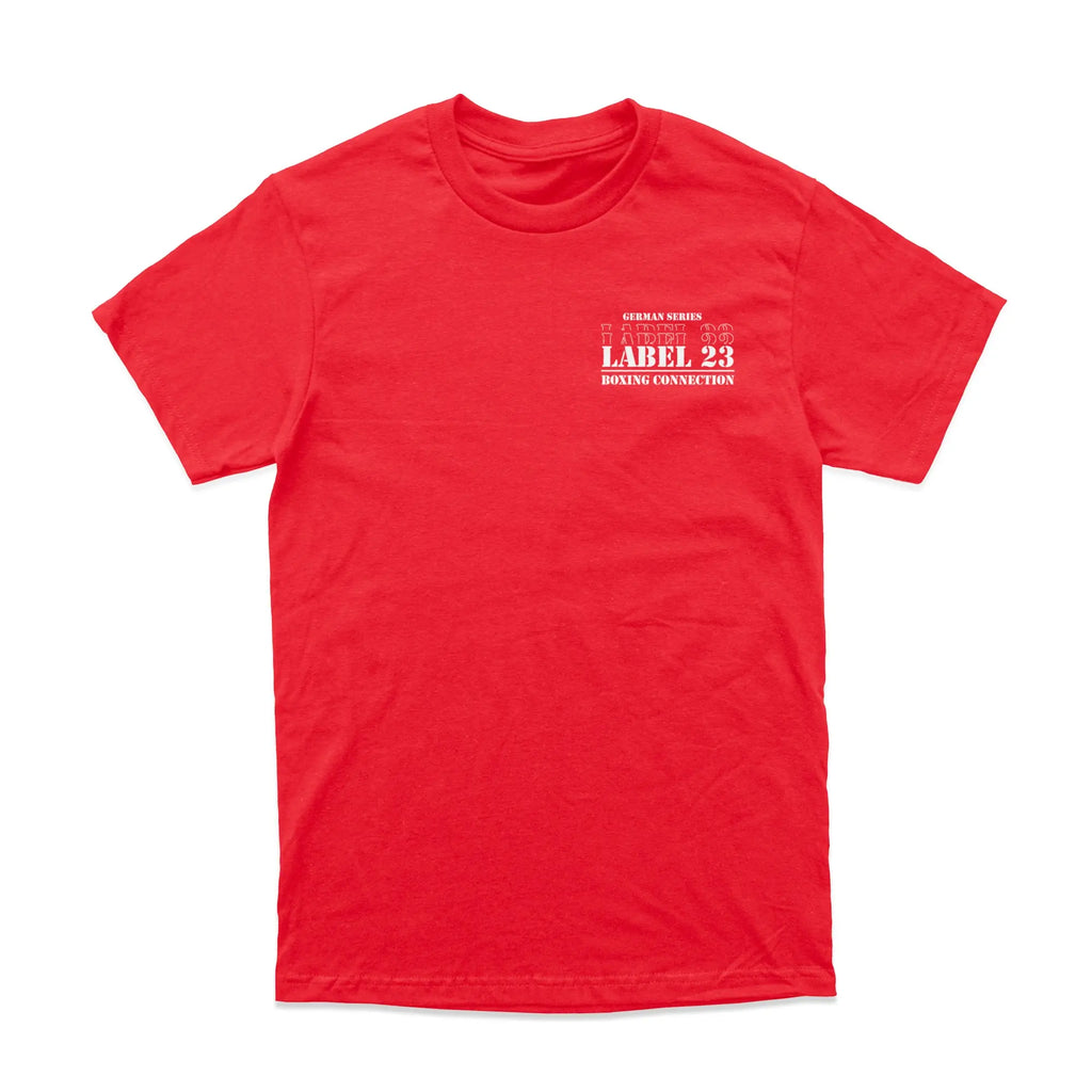 Herren T-Shirt GSL23 Cottbus rot-weiss Label 23