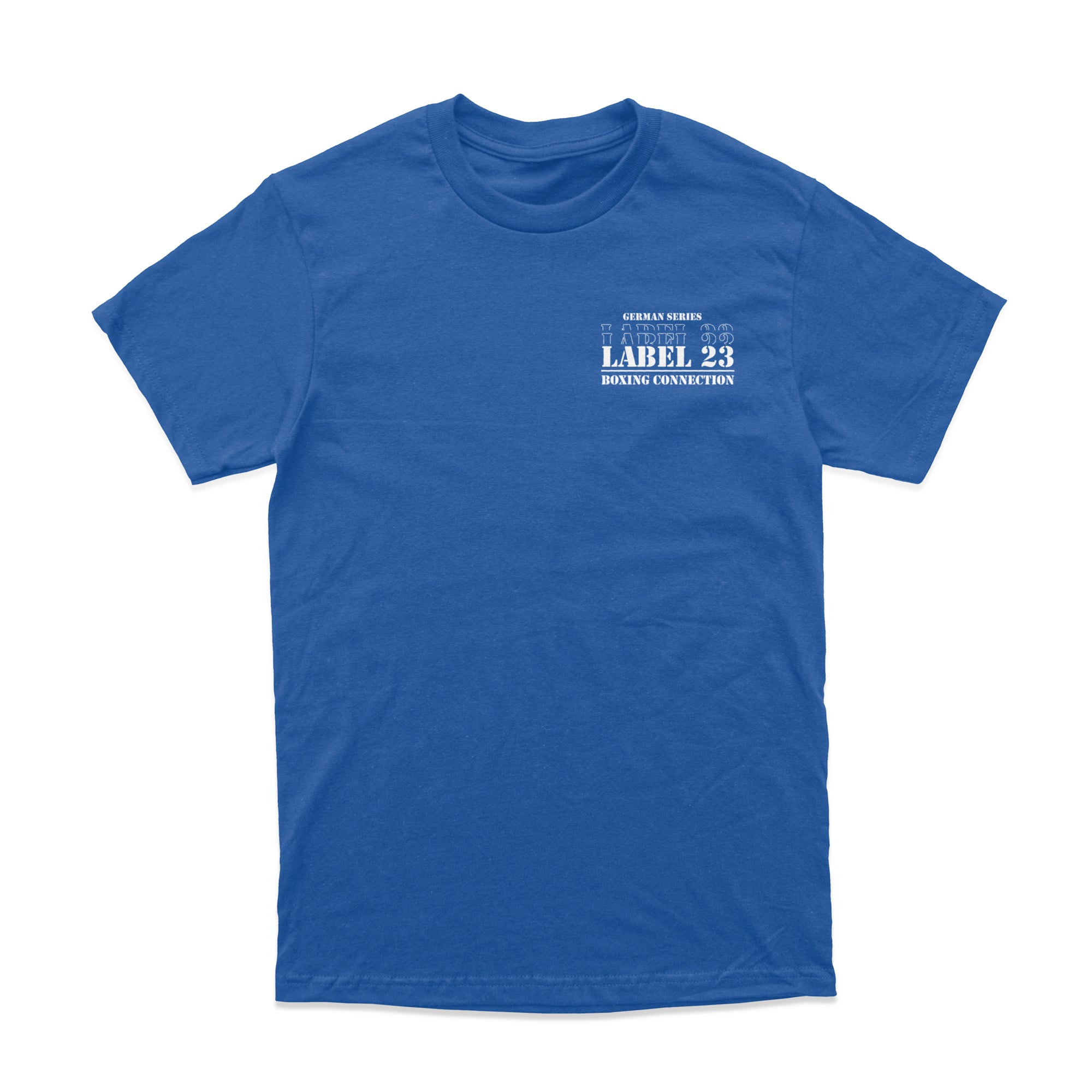 Herren T-Shirt GSL23 Chemnitz blau-weiss Label 23